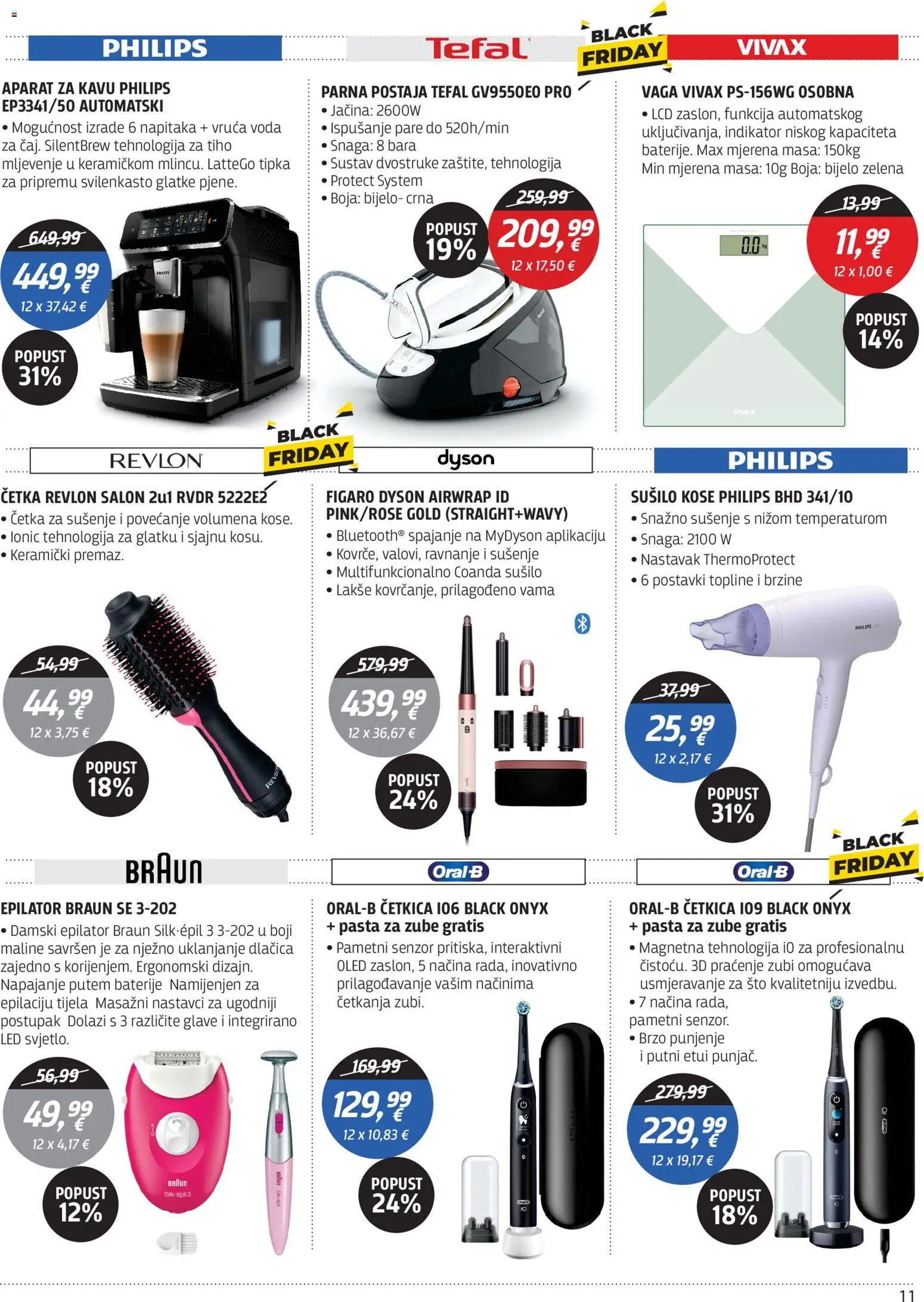 Centar Tehnike katalog | vrijedi od 24.11.2025 | Stranica: 11 | Proizvodi: Aparat za kavu, Parna postaja, Pasta za zube, Pasta