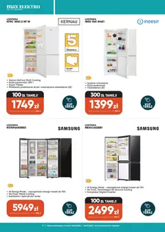 Pogląd oferty "Max elektro Gazetka" - ważna od 14.01.2026 | Strona: 11 | Produkty: Lodówka