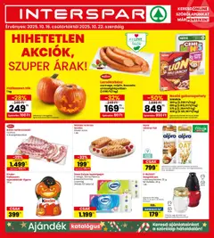 Interspar Akciós újság - amely érvényes a következő dátumtól: 16.10.2025