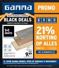 GAMMA - Black Friday - Voorbeeld van een folder van GAMMA, geldig van 05.11.2025
