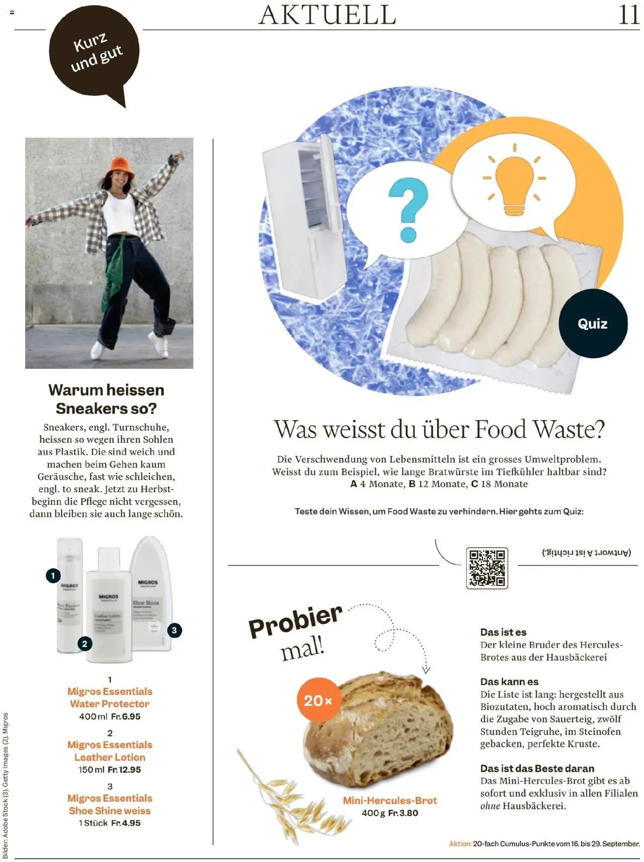 Migros Magazin – gültig ab 16.09.2025 | Seite: 11