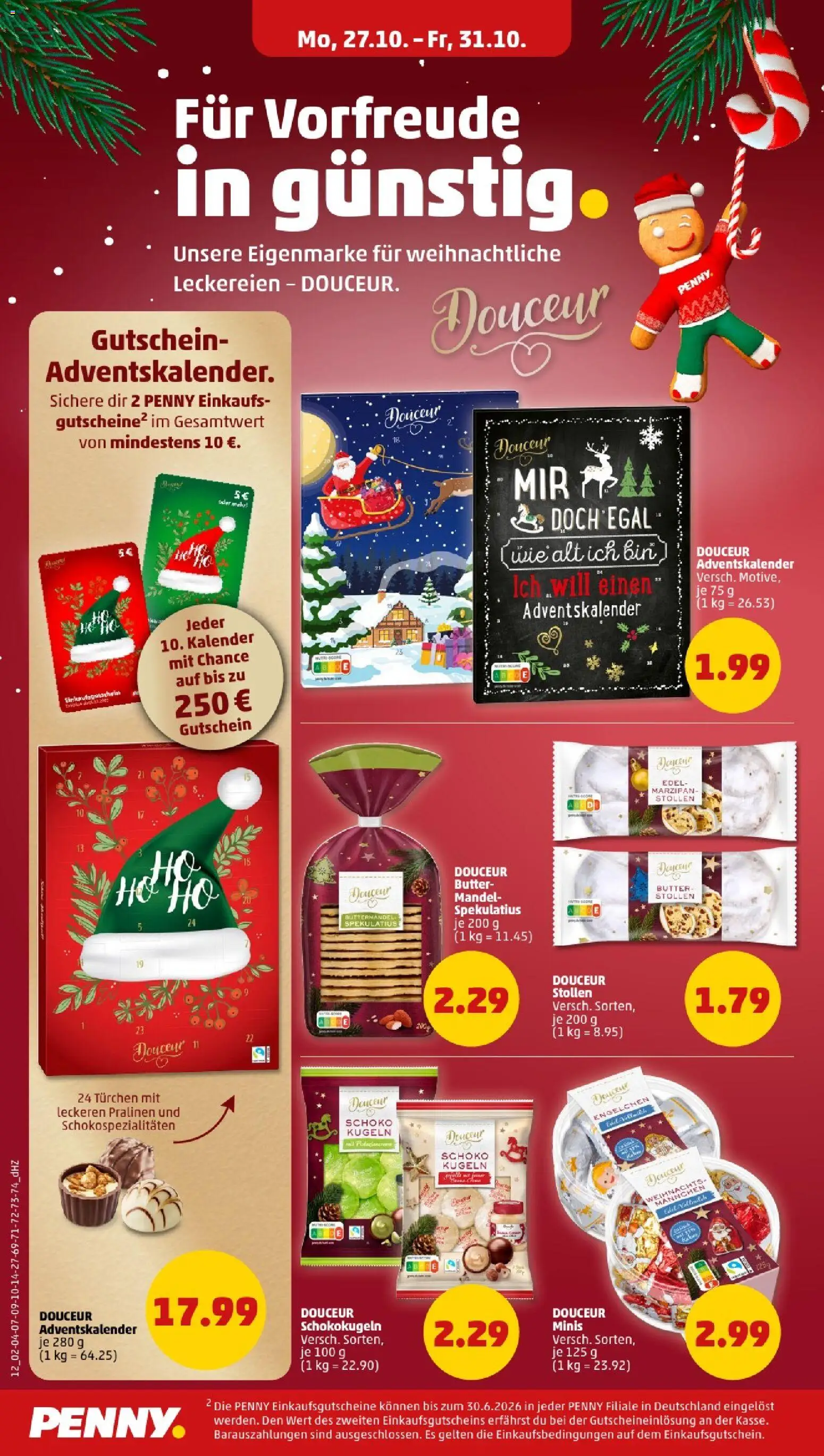 Penny - Nordrhein-Westfalen – gültig ab 27.10.2025 | Seite: 14 | Produkte: Butter