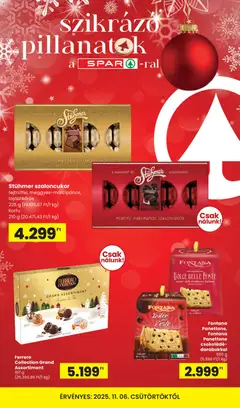 Spar Karácsony online katalógus - amely érvényes a következő dátumtól: 06.11.2025