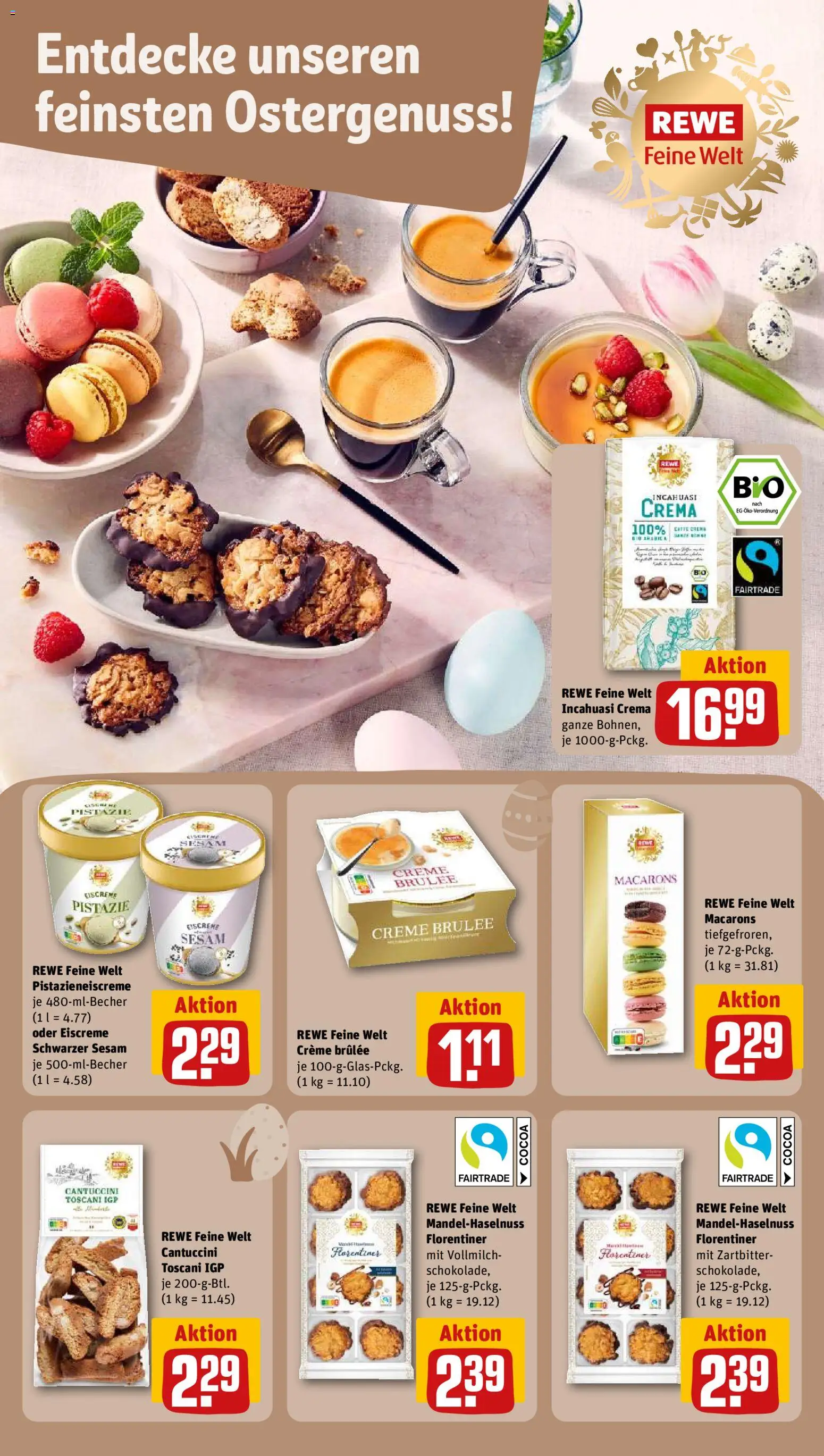 Rewe Prospekt 	 | 23.03.2026 | Wie erhält man einen begrenzten Rabatt? | Deutschland