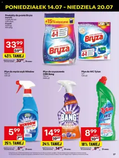 Delikatesy Centrum Gazetka - Sklepy Własne od 14.07.2025 | Strona: 37 | Produkty: Płyn do mycia szyb, Cleaner, Delikatesy, Alkohol