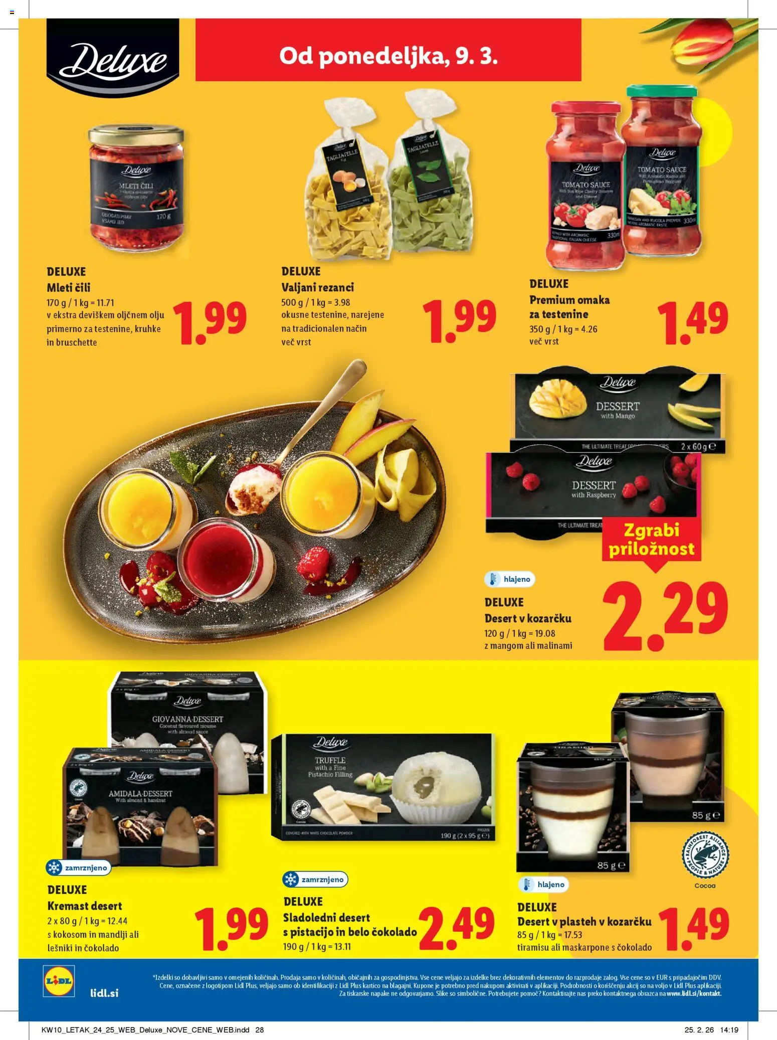 Novi Lidl katalog ponudbe – veljaven od 05.03.2026 | Stran: 56 | Izdelki: Mandlji, Omaka, Mango, Cili