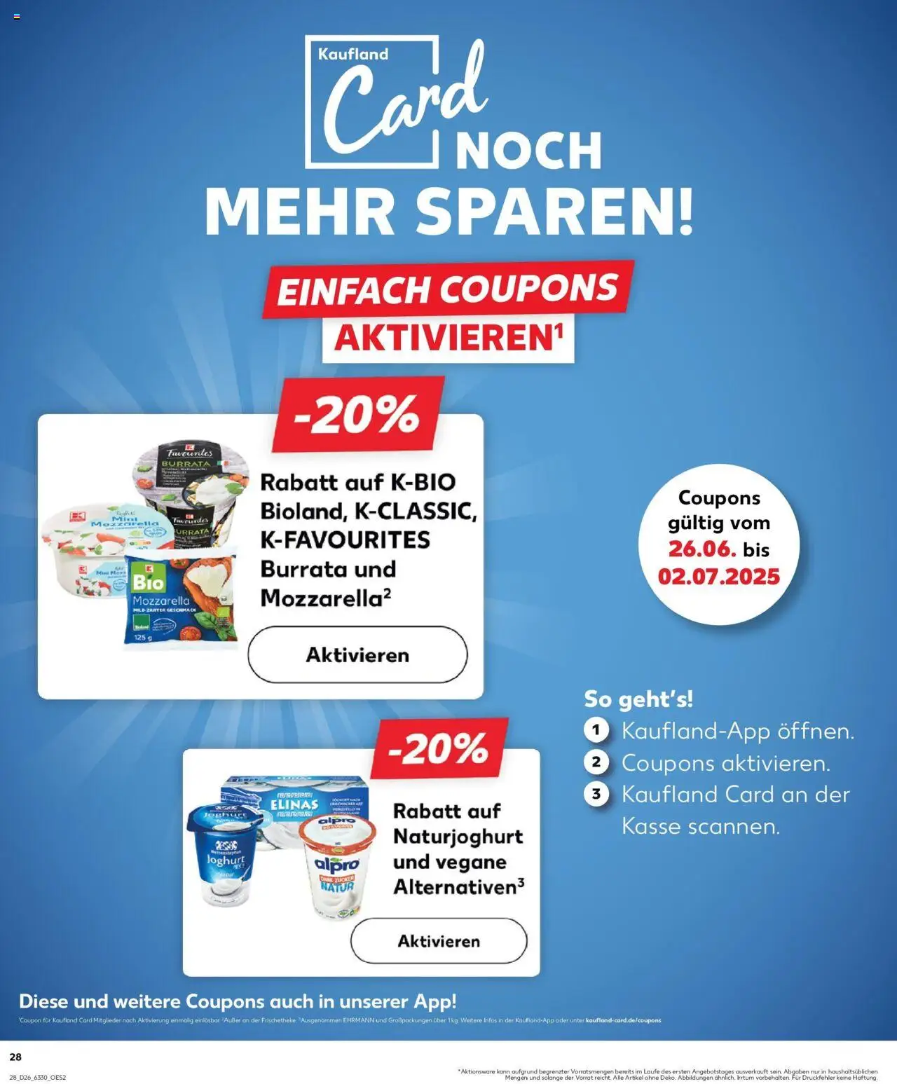 Kaufland prospekt Wilhelmshaven	 - gültig ab dem 29.06.2025 | Seite: 7 | Produkte: Joghurt, Mozzarella, Burrata, Alpro