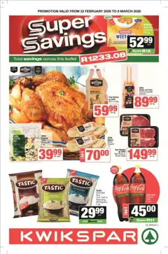 KWIKSPAR specials catalogue – valid from 23.02.2026
