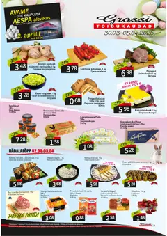 Grossi Toidukaubad kliendilehe eelvaade alates 30.03.2026