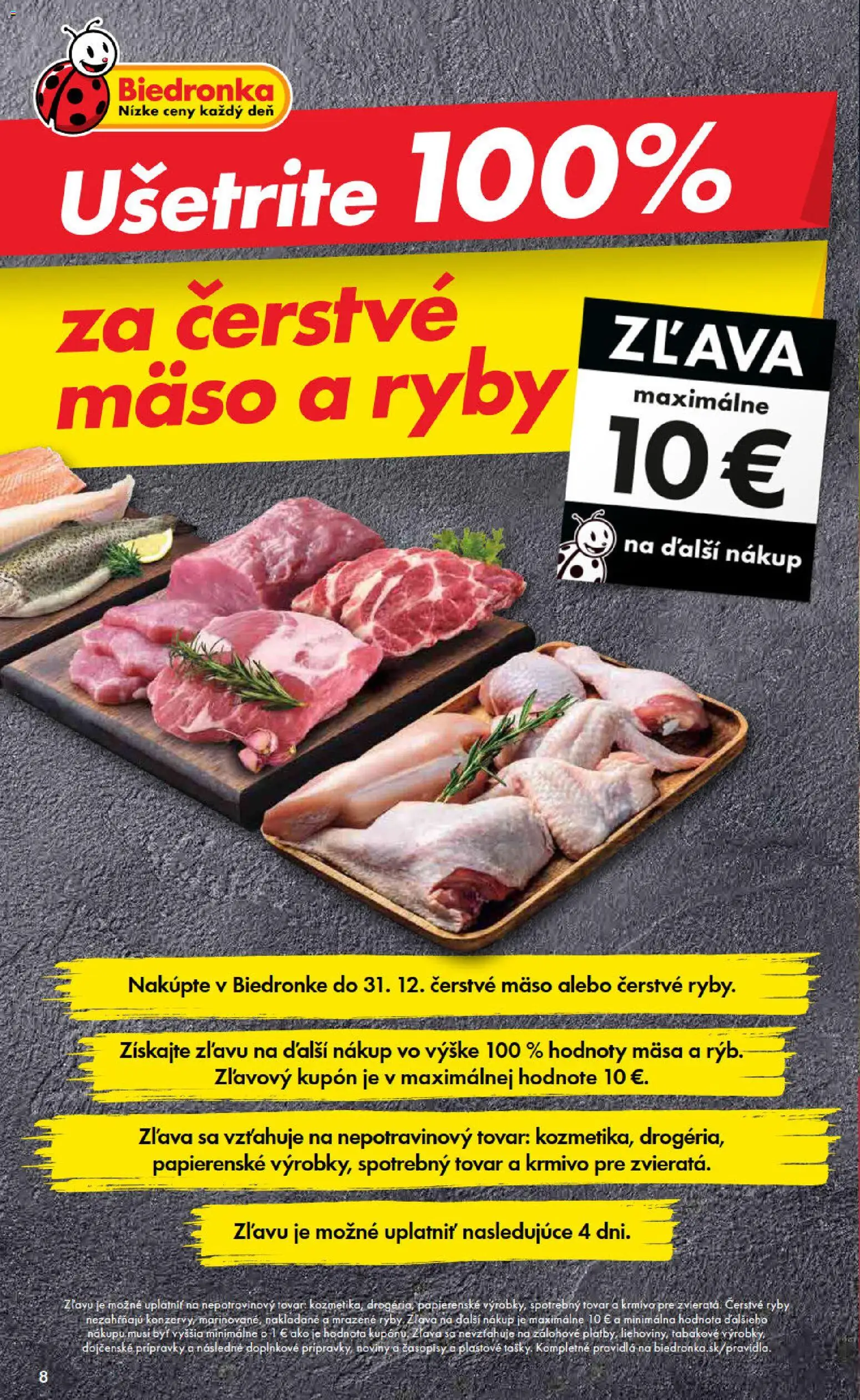 Nové Biedronka akcie – leták je platný od 27.12.2025 | Strana: 8 | Produkty: Ryby