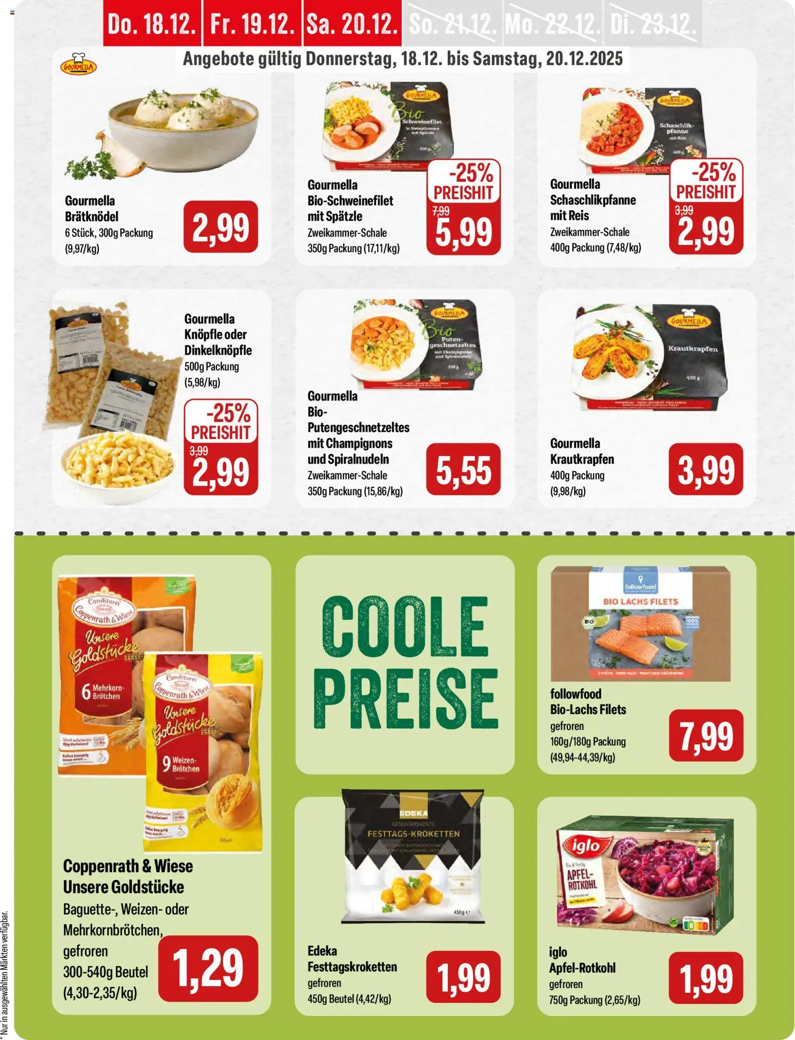 Feneberg Angebote – gültig ab 18.12.2025 | Seite: 13 | Produkte: Iglo, Äpfel, Lachs, Reis