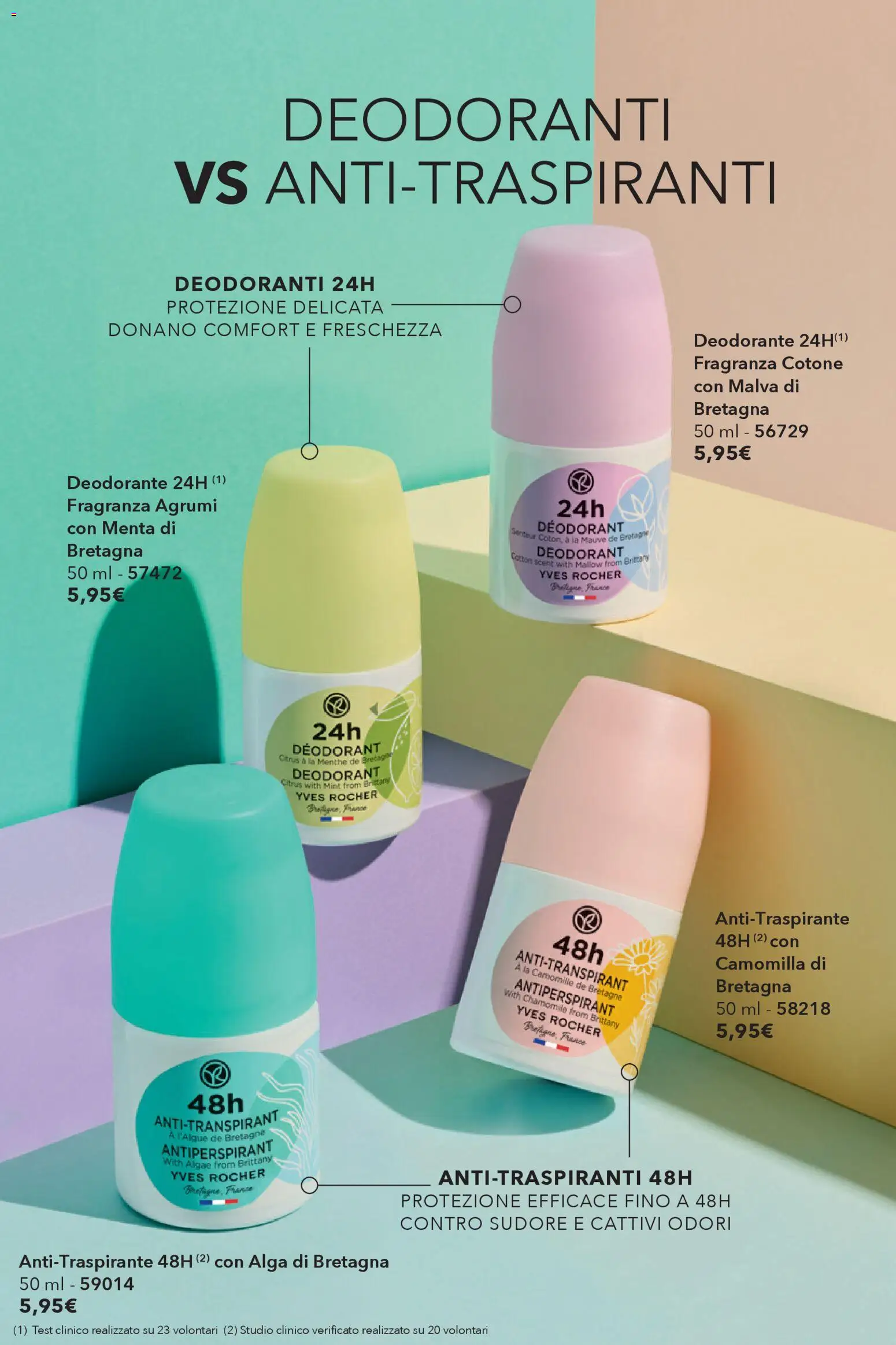 Volantino Yves Rocher del 17.02.2026 | Pagina: 64 | Prodotti: Deodorante, Antitraspirante, Agrumi, Menta