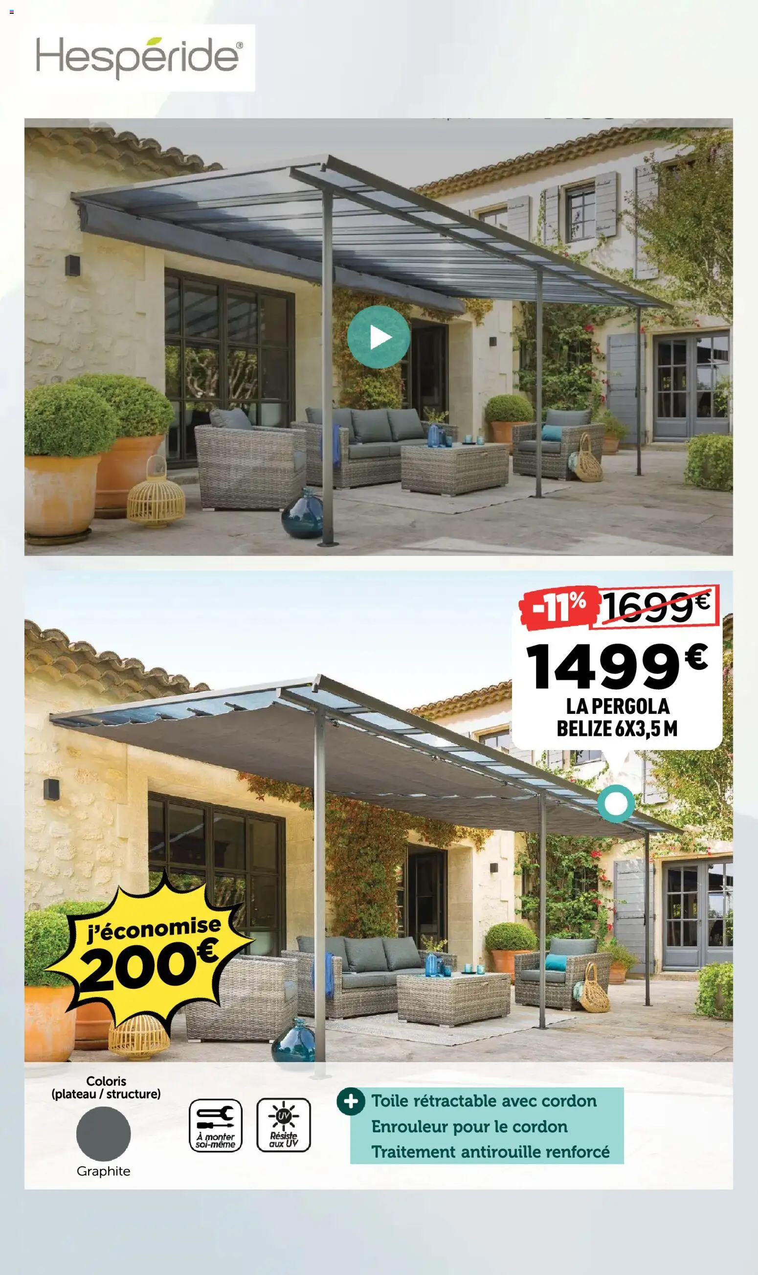 {H1} | Page: 46 | Produits: Plateau, Pergola