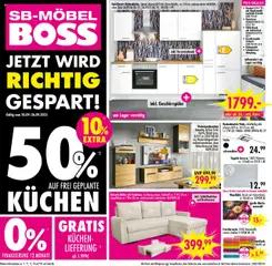 SB Möbel Boss Prospekt 	 ab 20.09.2025 gültig