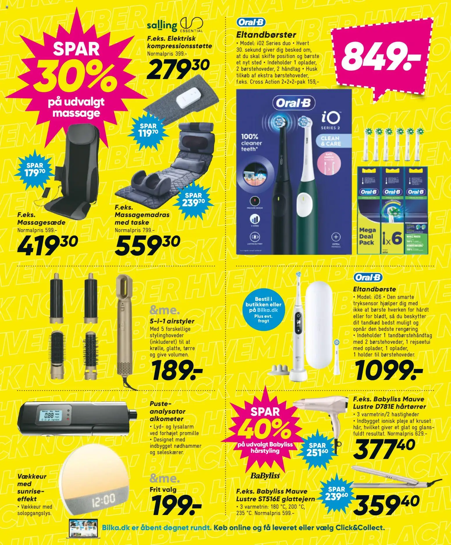 Bilka tilbudsavis – gyldig fra 21.11.2025 | Side: 29 | Produkter: Børste, Taske, Lyd, Vækkeur