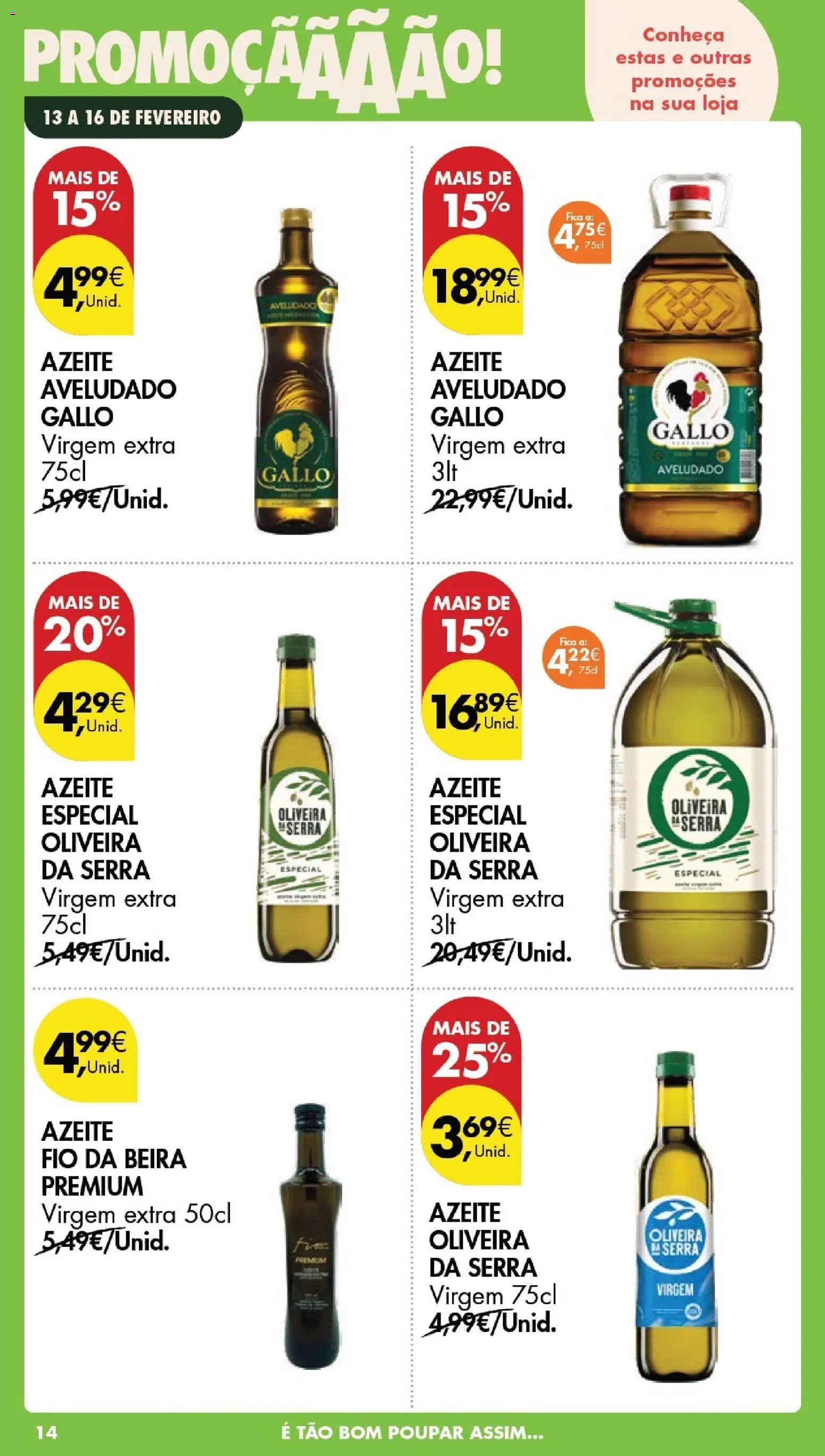 Pingo Doce Poupe este Fim de Semana │ válido de 13.02.2026 | Página: 14 | Produtos: Azeite