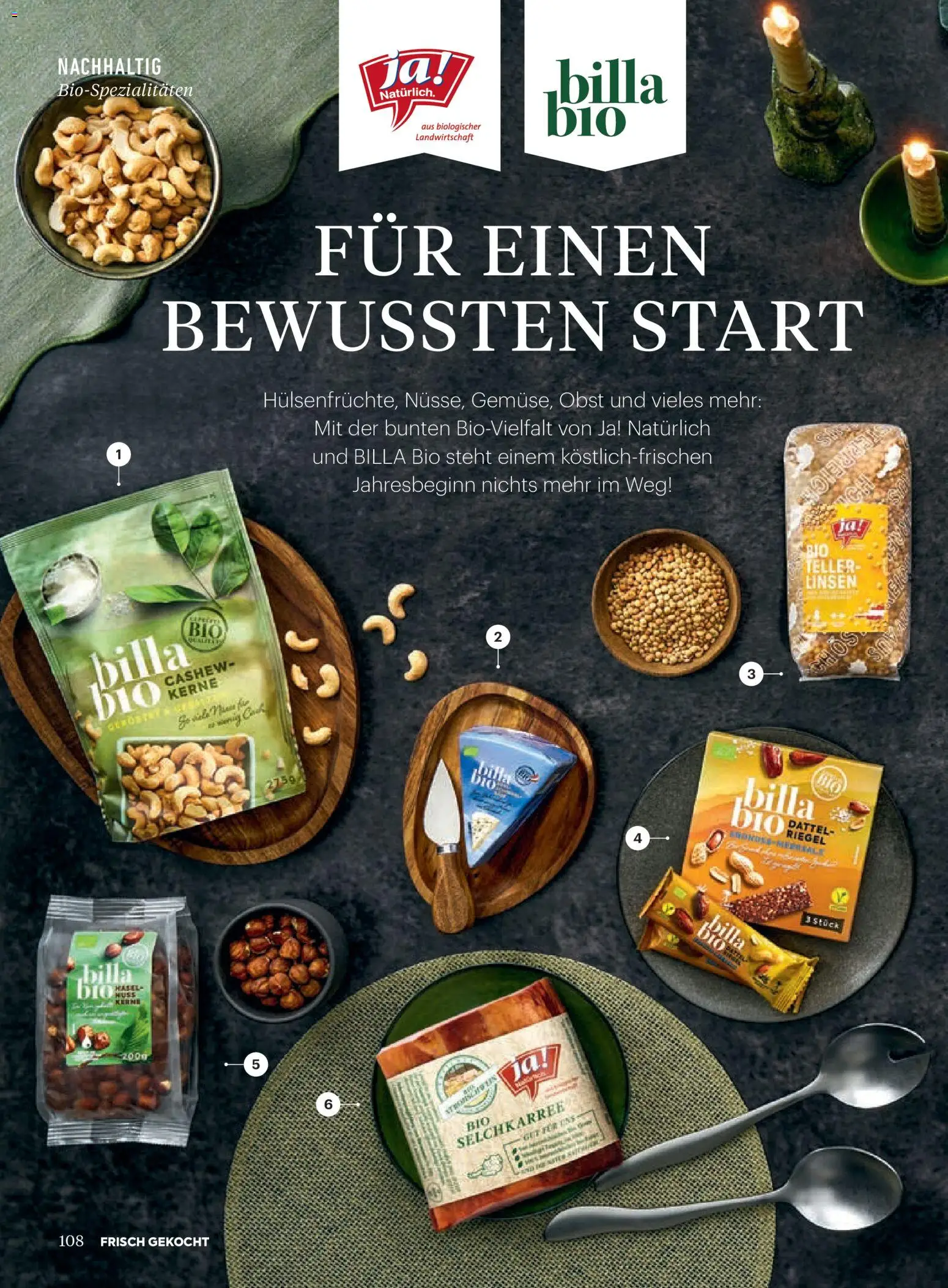 Billa  Frisch Gekocht gültig ab 01.01.2026 | Seite: 104 | Produkte: Obst, Dattel