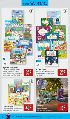 Aldi folder week 49 - Voorbeeld van een folder van Aldi, geldig van 01.12.2025 | Pagina: 51 | Producten: Pan, Stickers, Boerderij