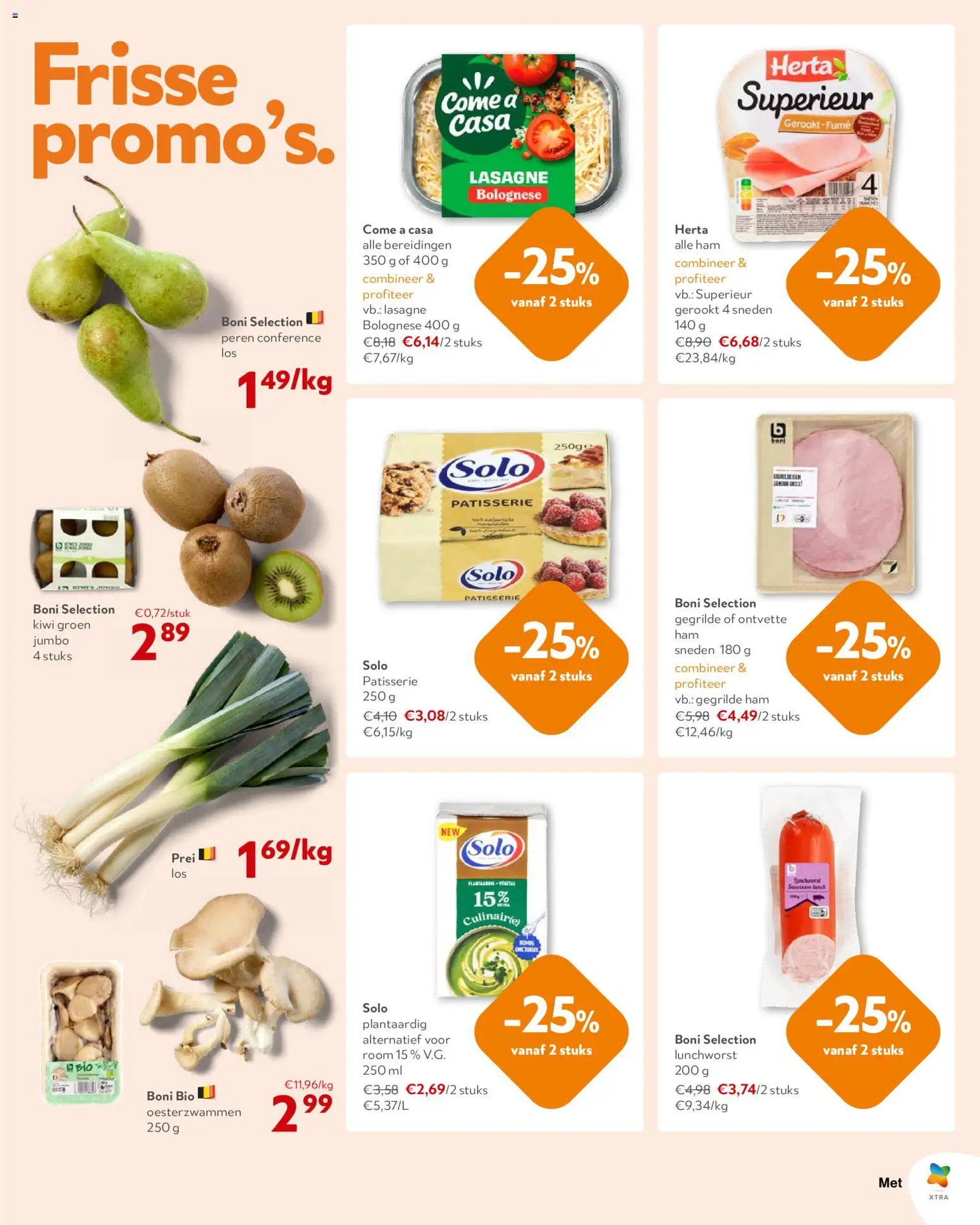 {H1} | Pagina: 11 | Producten: Ham, Prei, Lasagne, Room