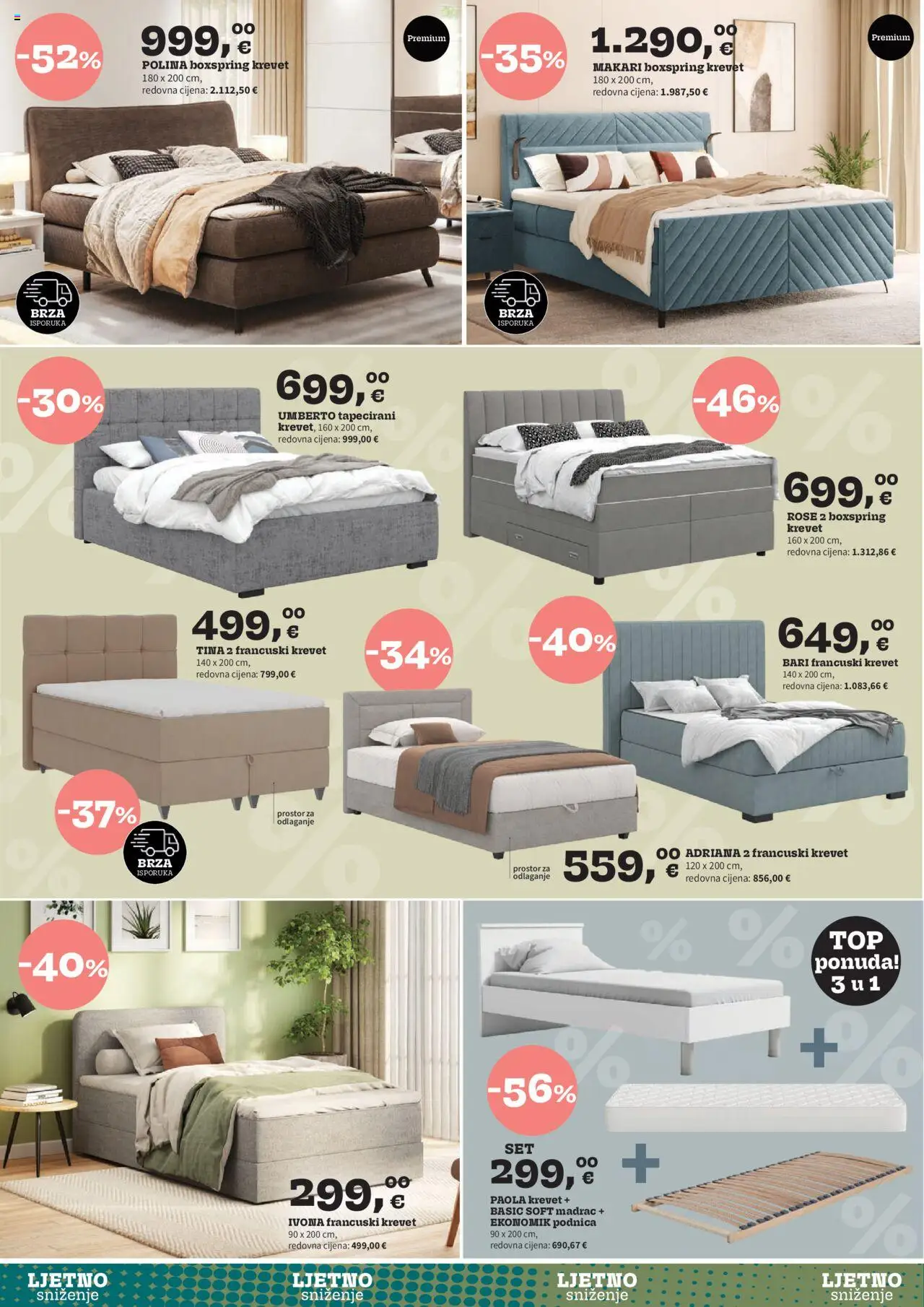 Prima katalog | vrijedi od 01.08.2025 | Stranica: 4 | Proizvodi: Krevet, Madrac, Francuski krevet