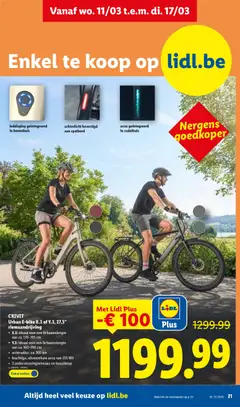 Lidl Folder week 11 - Voorbeeld van een folder van Lidl, geldig van 11.03.2026 | Pagina: 21 | Producten: Boost