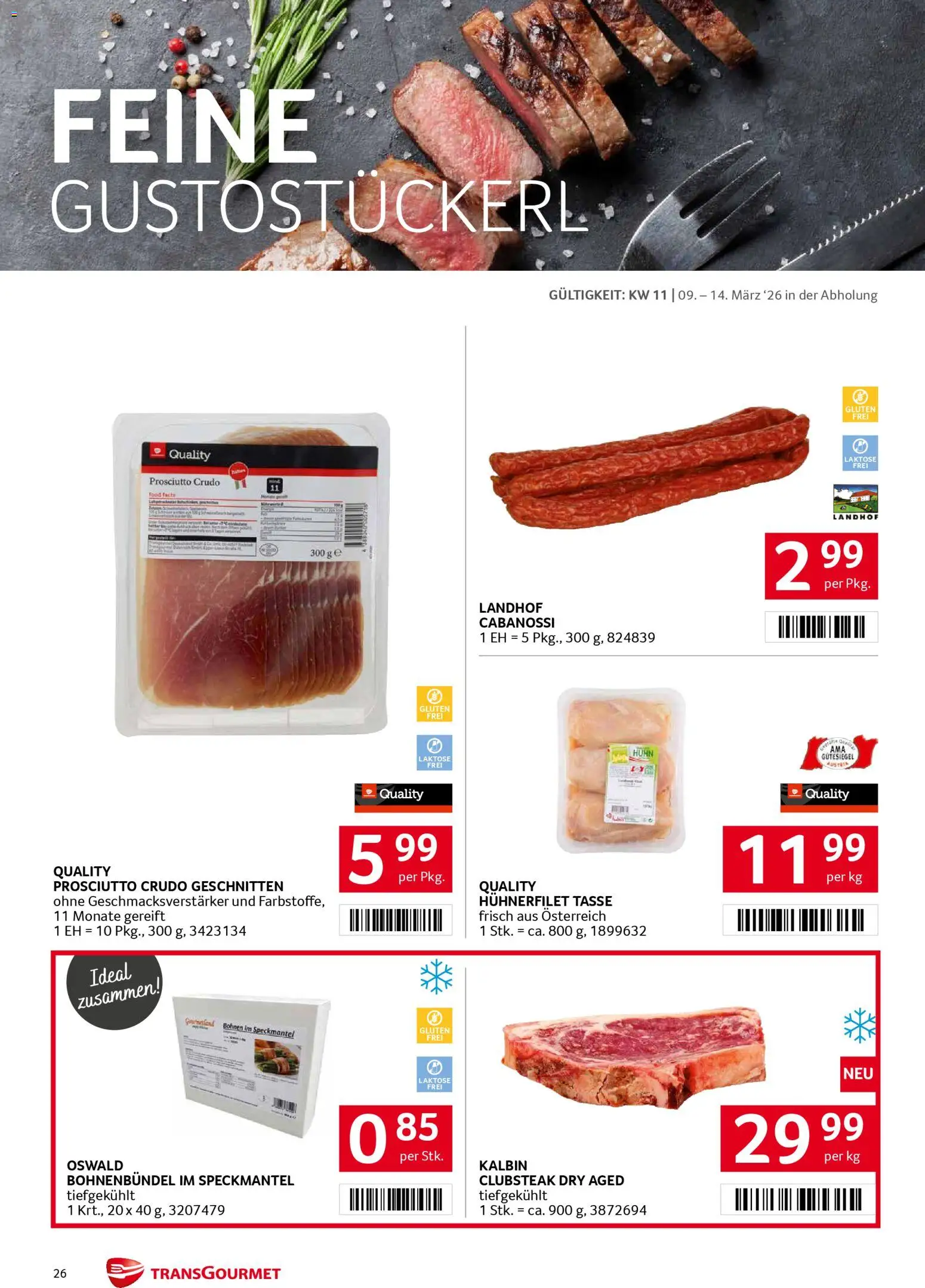 Transgourmet Flugblatt gültig ab 08.03.2026 | Seite: 26