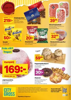 City Gross - erbjudanden - Förhandsvisning av reklamblad från butik City Gross aktuell från 22.12.2025 | Sida: 8 | Produkter: Bageri, Galler