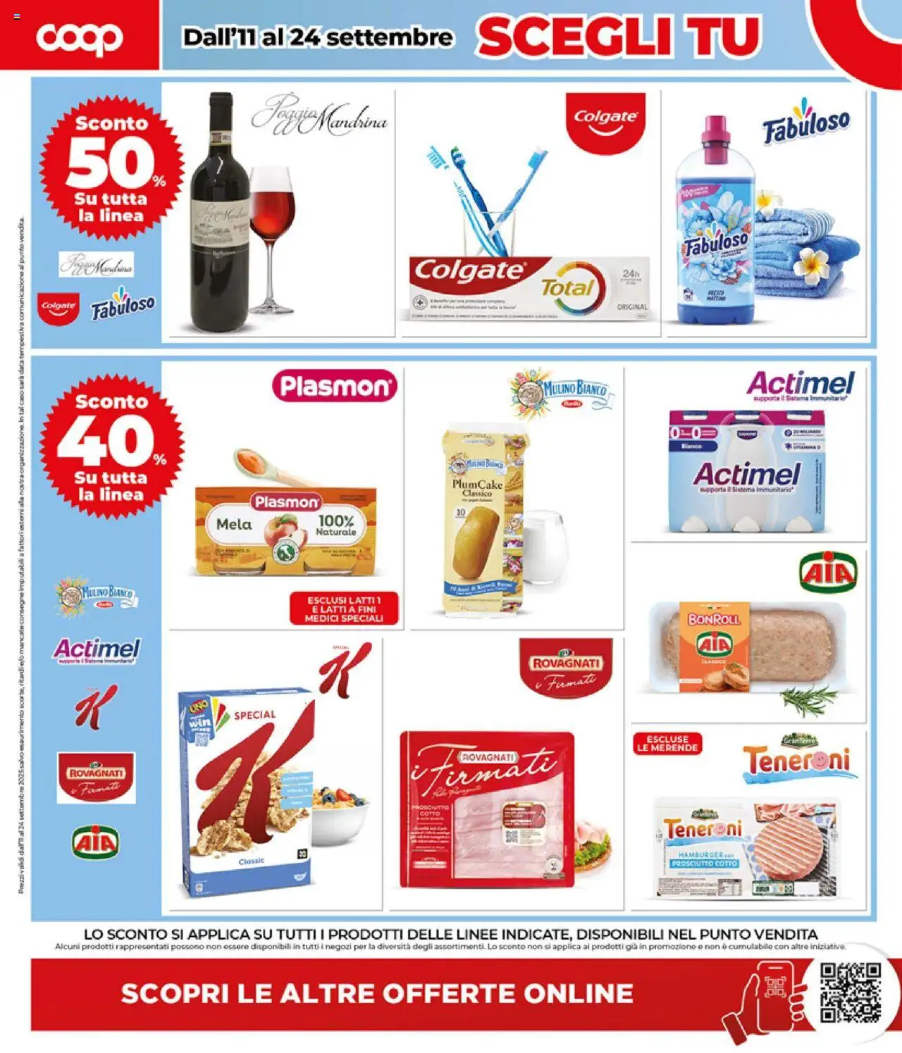 Volantino COOP del 11.09.2025 | Pagina: 2 | Prodotti: Prosciutto Cotto, Prosciutto, Data, Plumcake