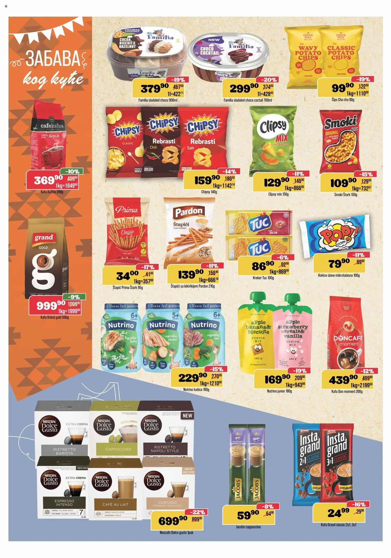 Europrom katalog - važi od 25.02.2026 | Strana: 8 | Proizvode: Dolce Gusto, Sladoled, Doncafe, Tuc