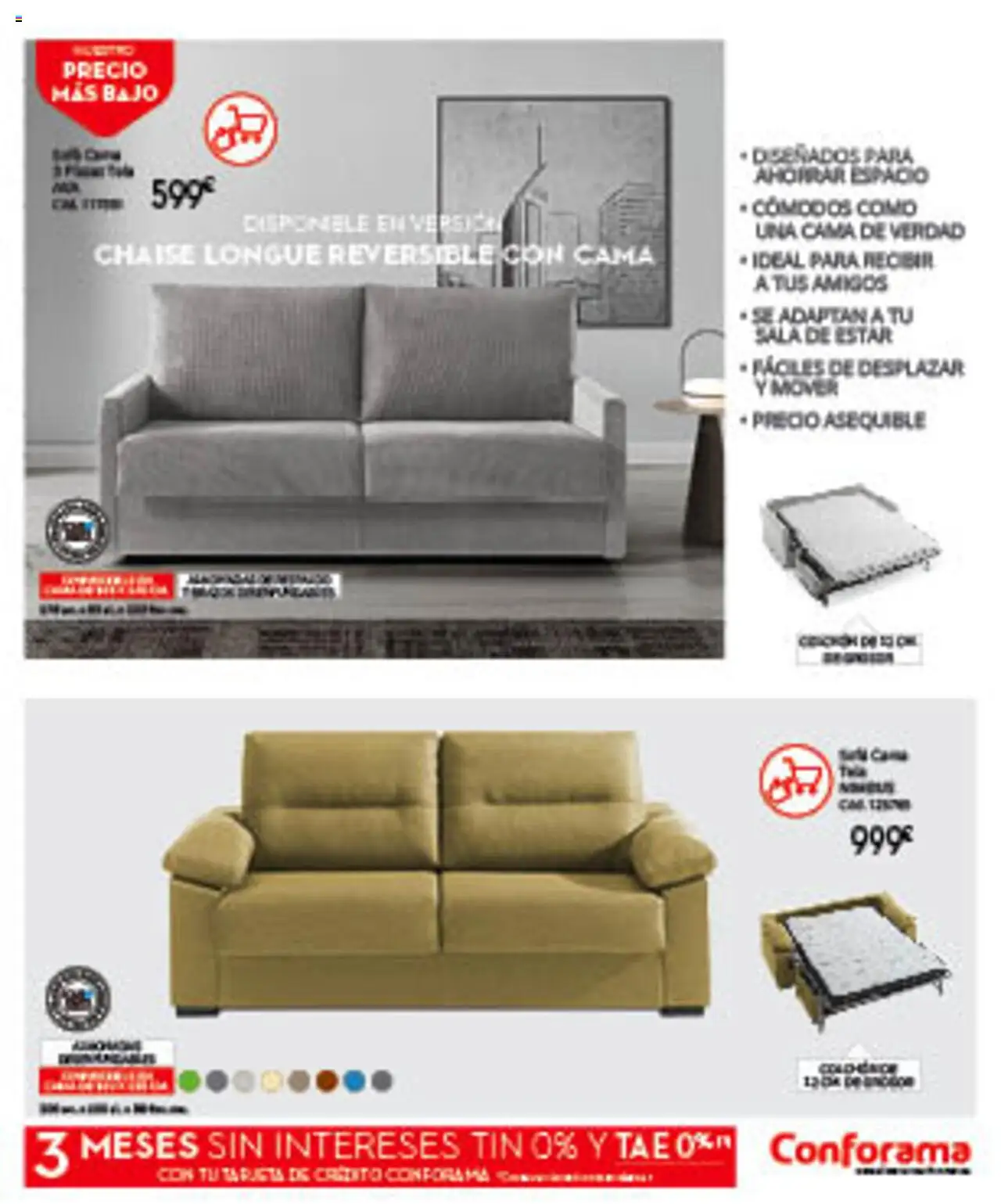 Conforama folleto │ válido desde el 07.08.2025 | Página: 115 | Productos: Cama