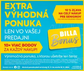 Billa leták platný od 12.11.2025