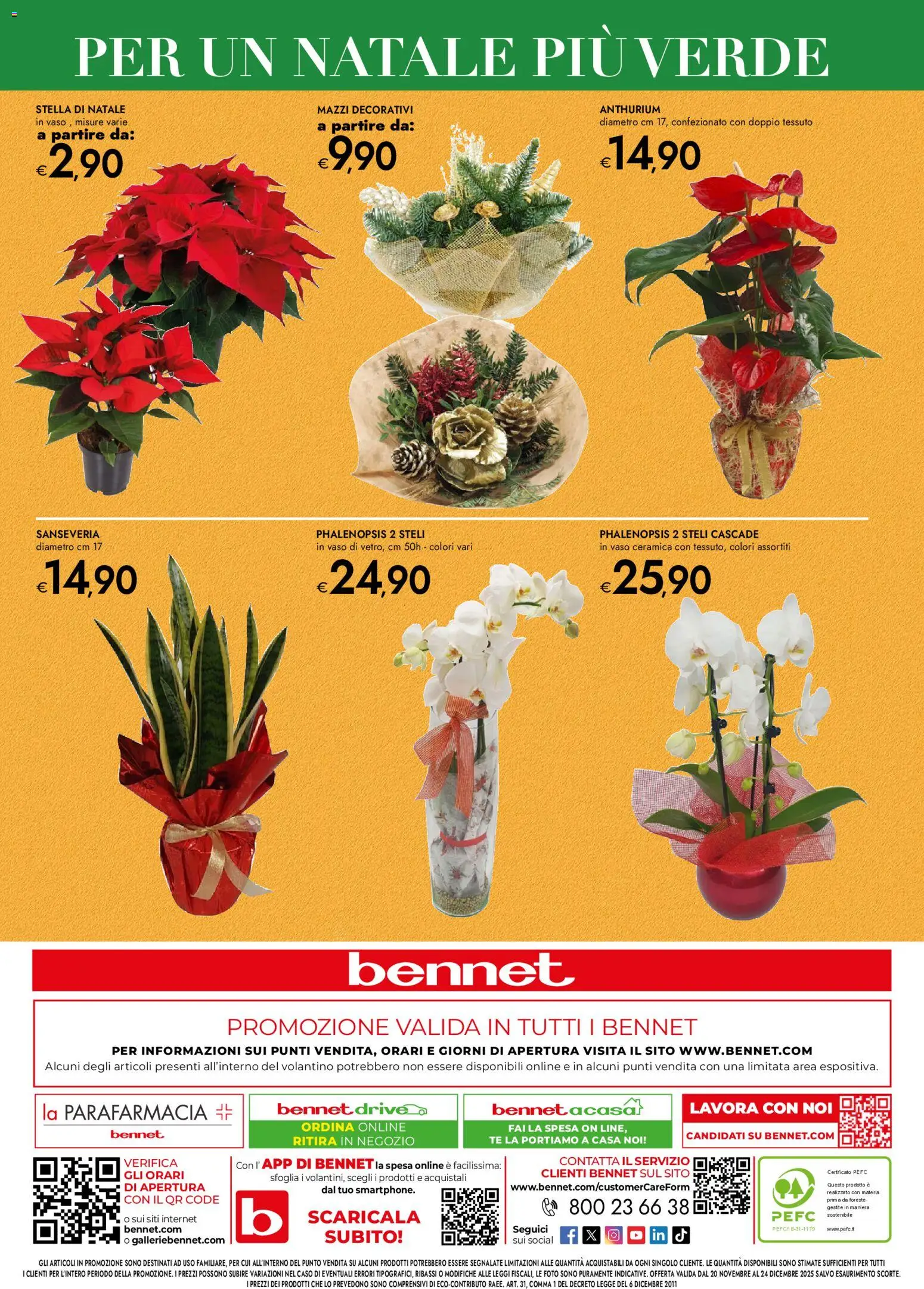 Volantino bennet del 20.11.2025 | Pagina: 44 | Prodotti: Tè, Vaso