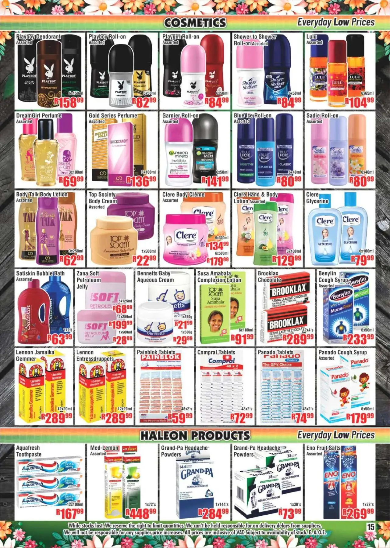 New Devland catalogue – valid from 06.09.2025 | Page: 15 | Products: Syrup, Deodorant, Fruit, Lemon
