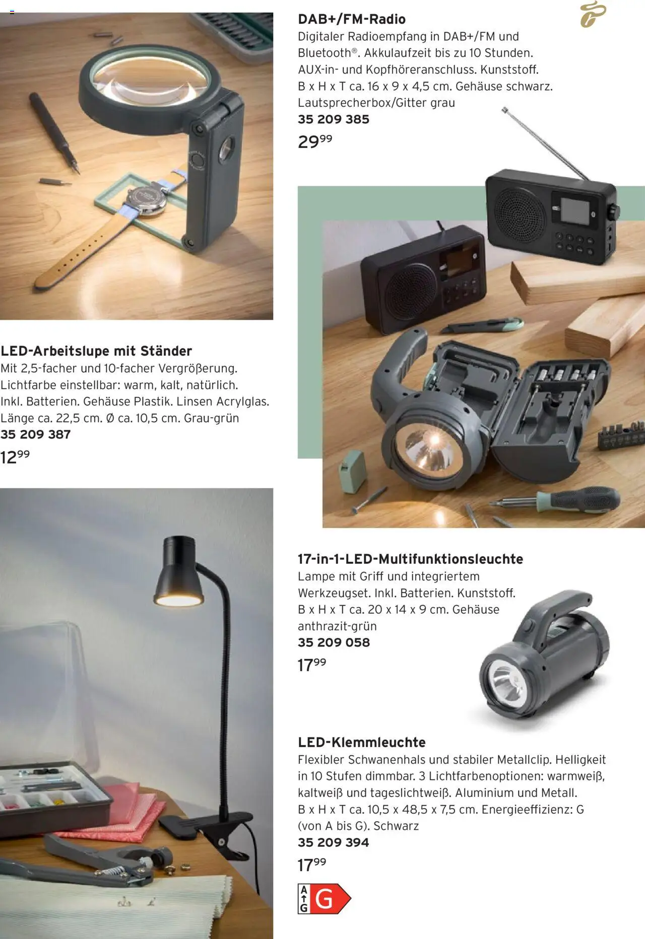 Prospekt Tchibo Selbst gemacht – Einfach schön - gültig ab dem 13.08.2025 | Seite: 11 | Produkte: Lampe