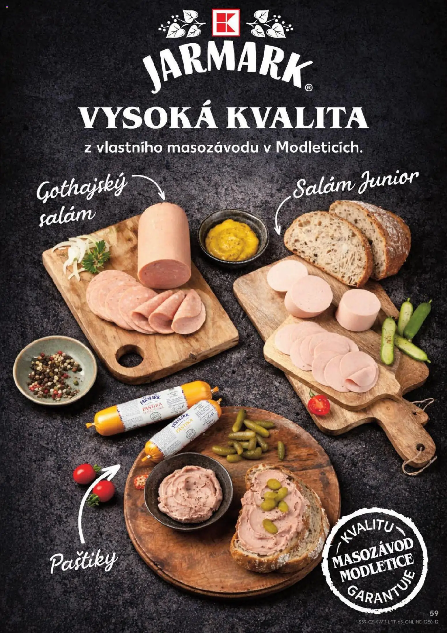 Kaufland leták od 11.03.2026 | Strana: 59 | Produkty: Salám, Gothajský salám, Paštika