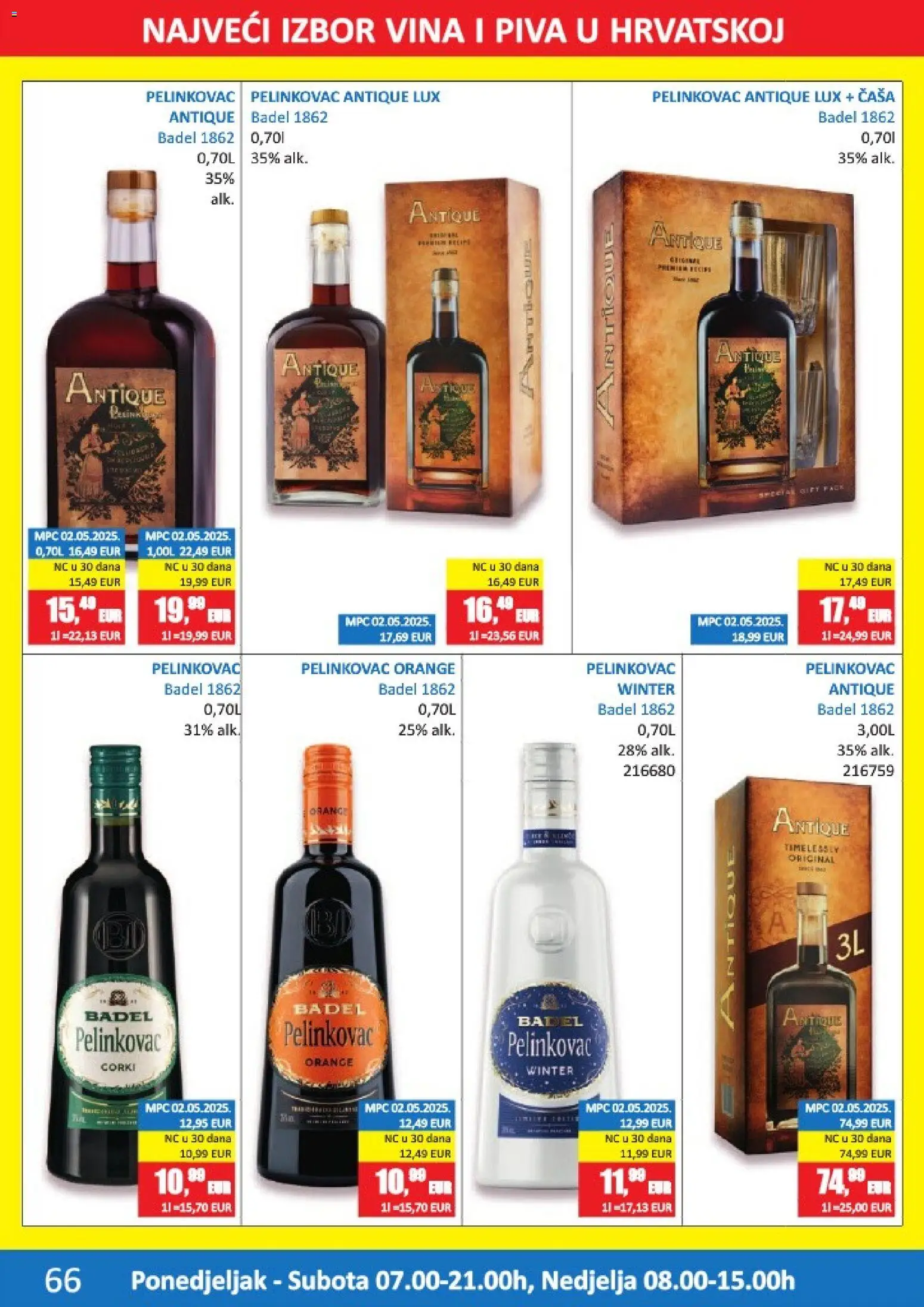 Vrutak katalog | vrijedi od 15.12.2025 | Stranica: 66 | Proizvodi: Pelinkovac, Pelinkovac Antique