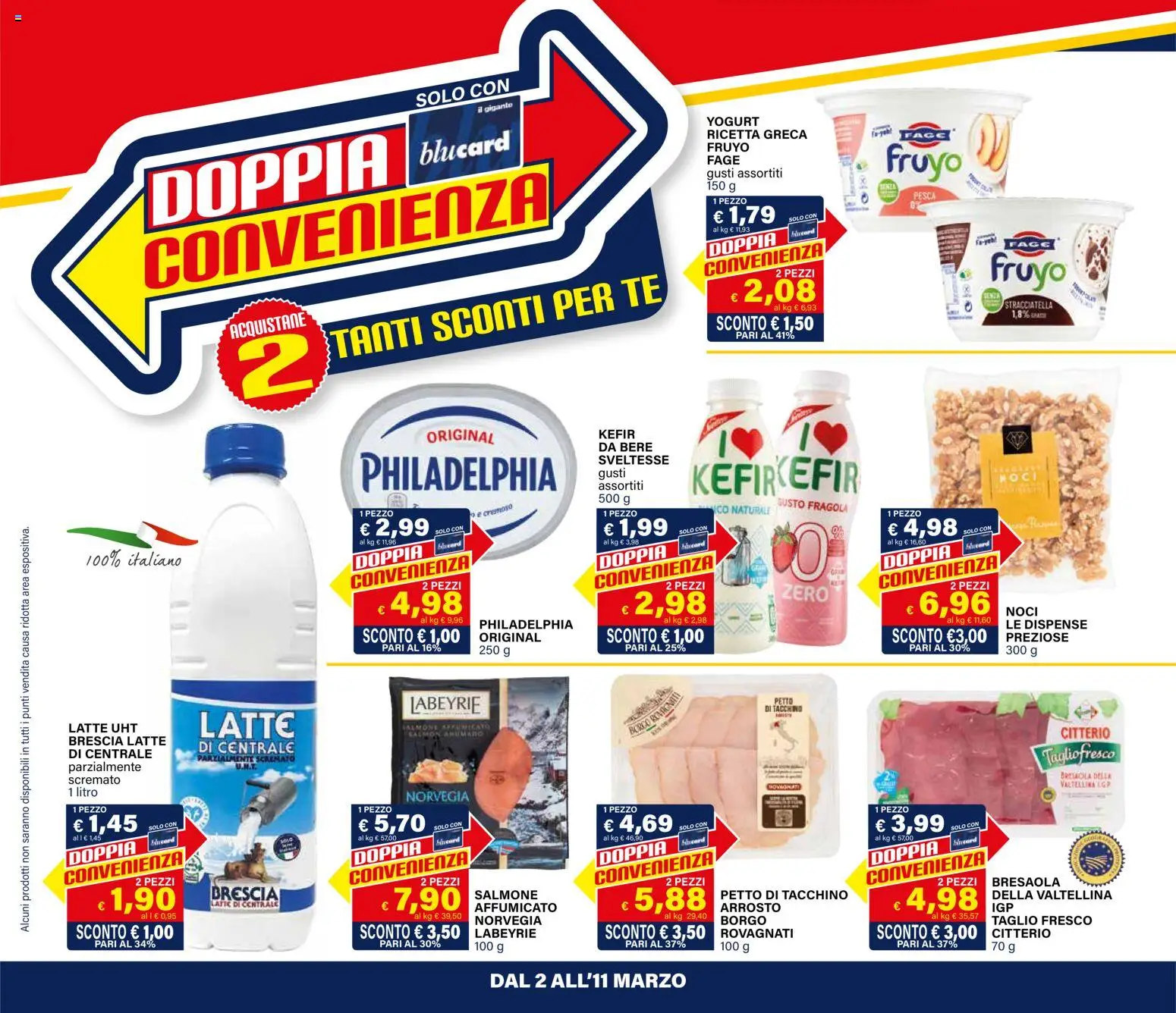 Volantino Il Gigante del 02.03.2026 | Pagina: 16 | Prodotti: Arrosto, Yogurt, Bresaola, Latte