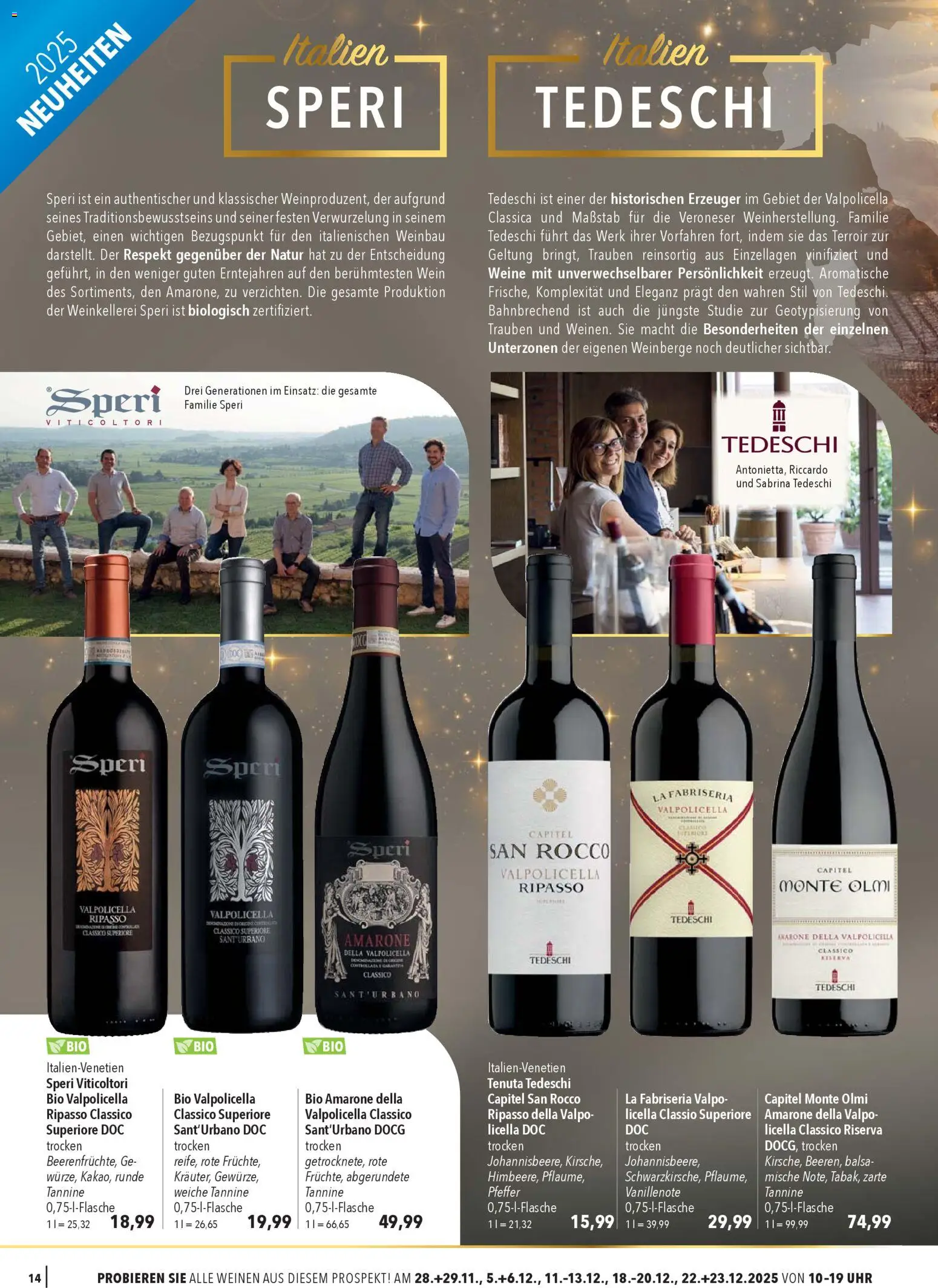 CITTI Markt - Weine zum Fest – gültig ab 26.11.2025 | Seite: 14 | Produkte: Trauben, Pfeffer, Wein, Uhr