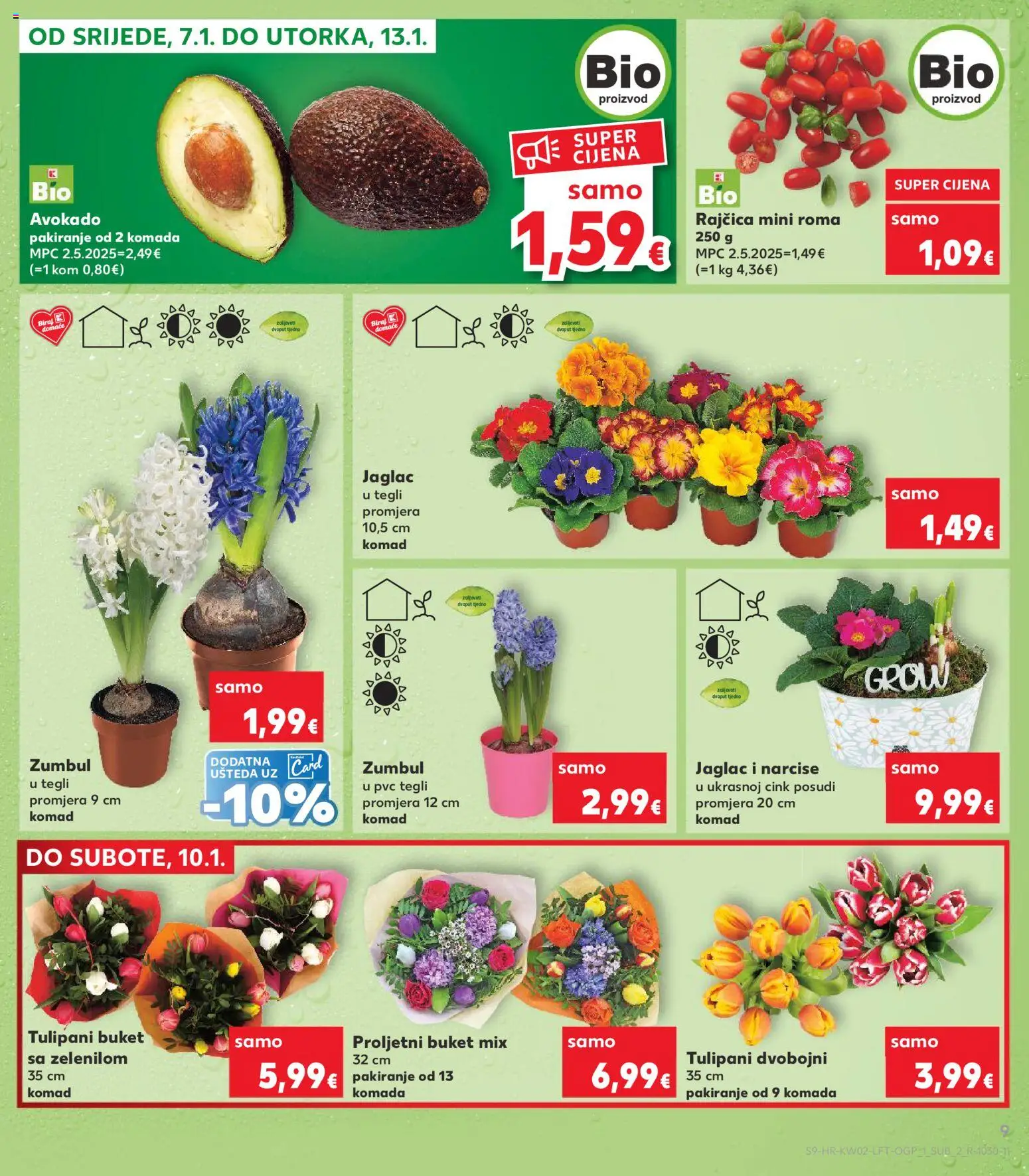 Kaufland katalog | vrijedi od 07.01.2026 | Stranica: 9 | Proizvodi: Avokado, Rajčica