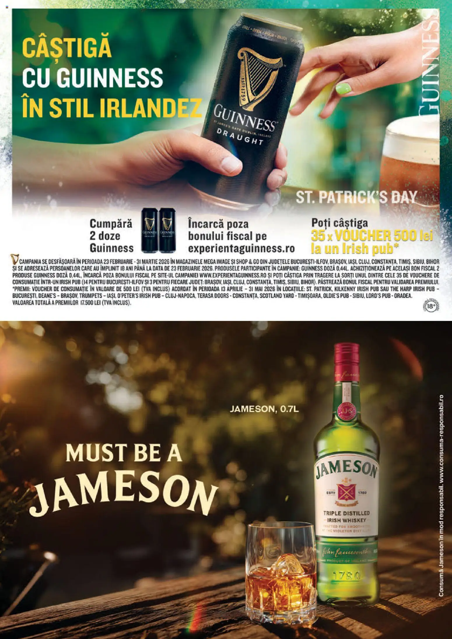 Noul catalog Mega Image – valabil de la 26.02.2026 | Pagină: 42 | Produse: Whiskey