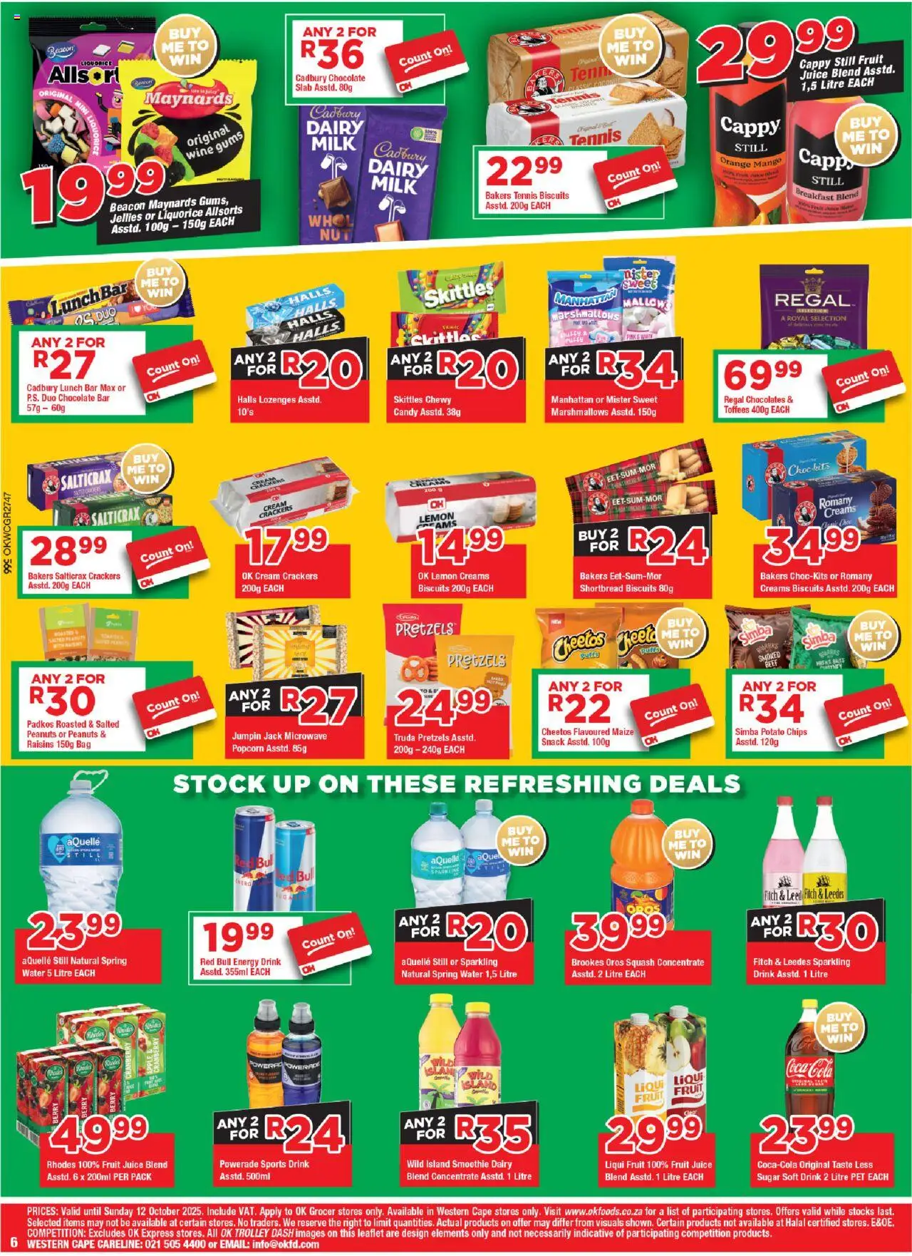 New OK Foods catalogue – valid from 24.09.2025 | Page: 6 | Products: Microwave, Juice, Stock, Lemon
