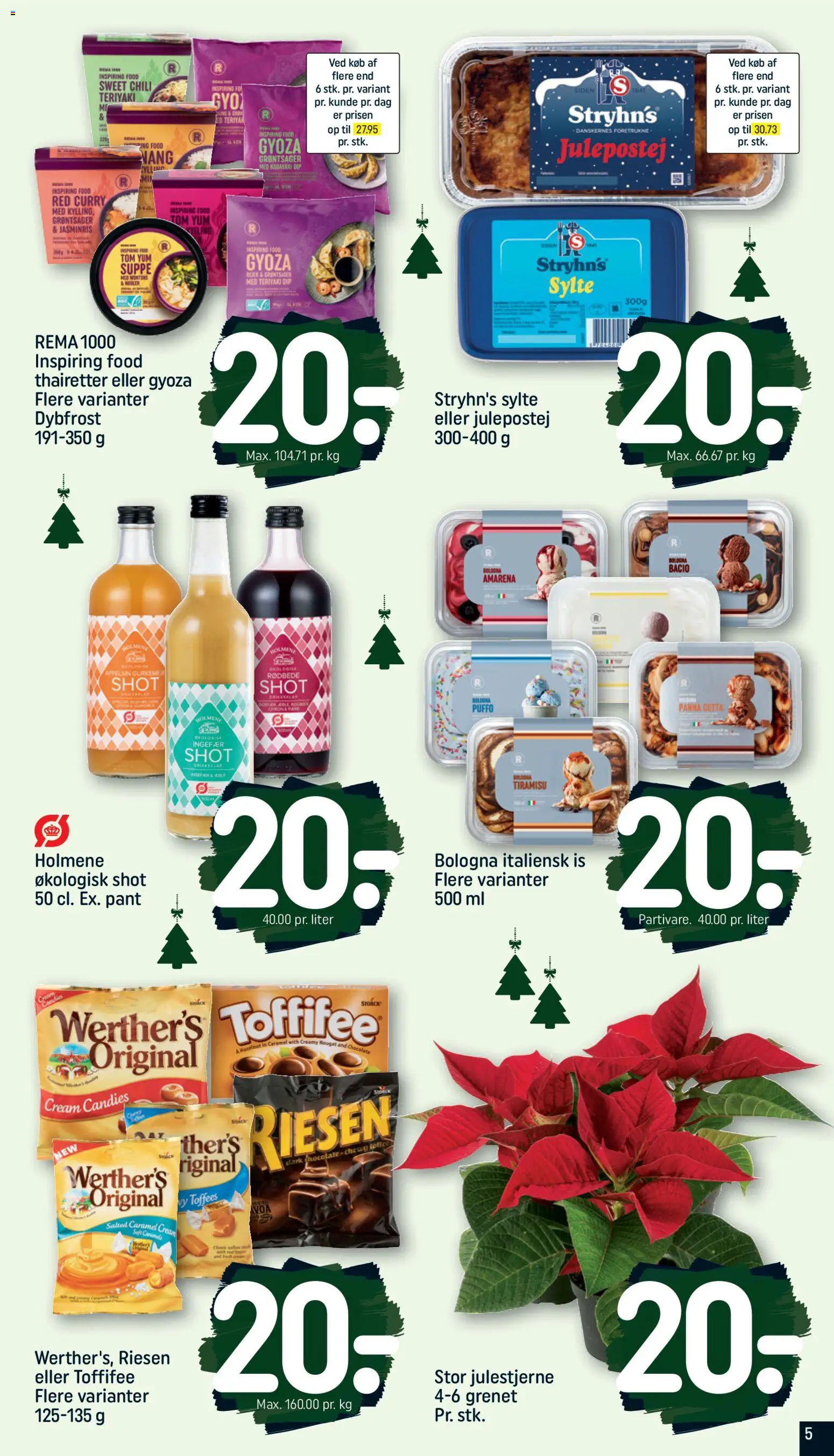 Rema 1000 tilbudsavis – gyldig fra 22.11.2025 | Side: 5 | Produkter: Ingefær, Is, Suppe