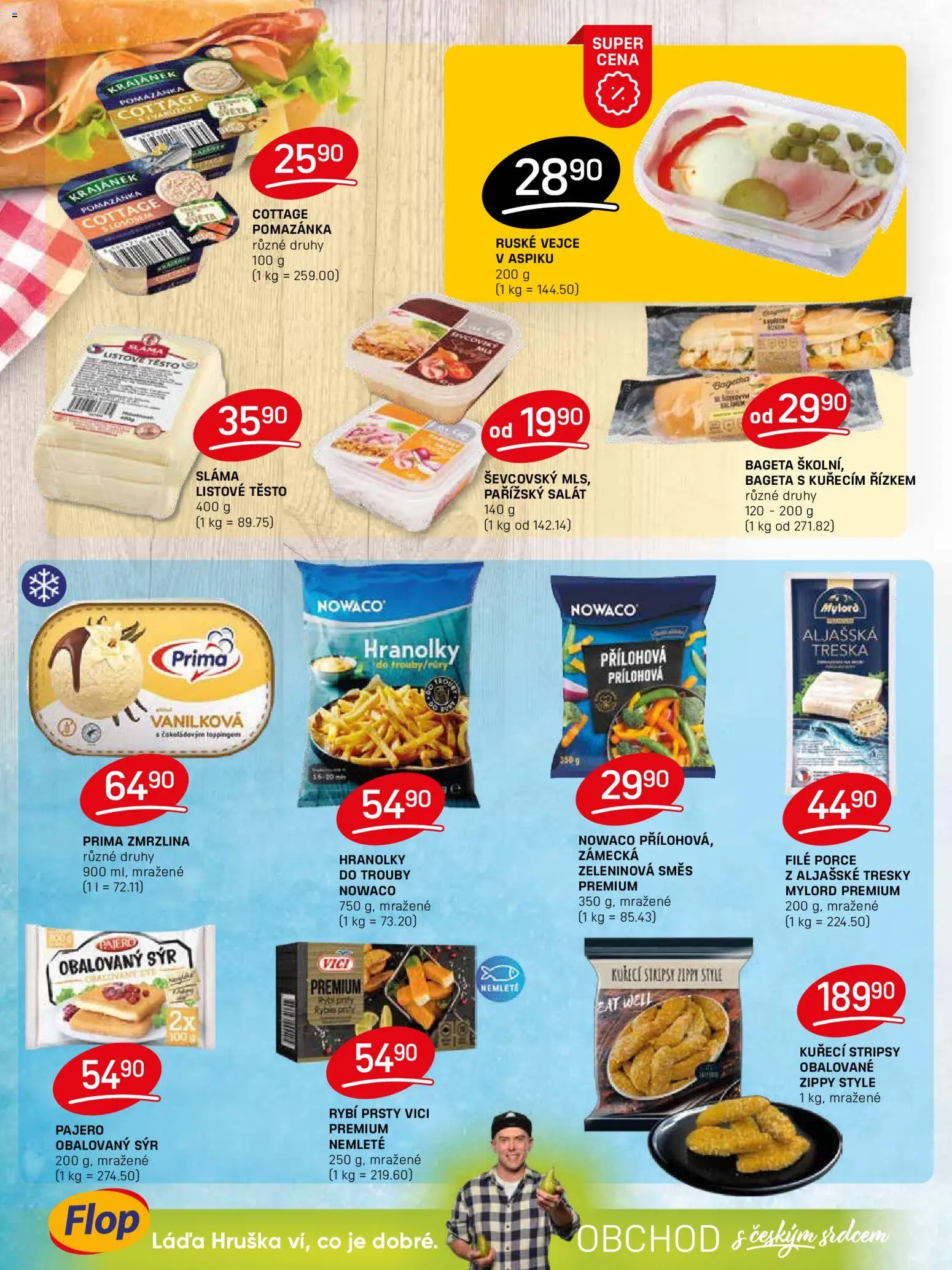 Flop leták od 07.01.2026 | Strana: 6 | Produkty: Vejce, Rybí prsty, Těsto, Cottage