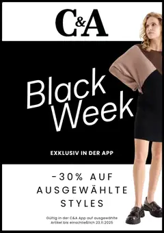 C&A - Black Friday ab 22.11.2025 gültig