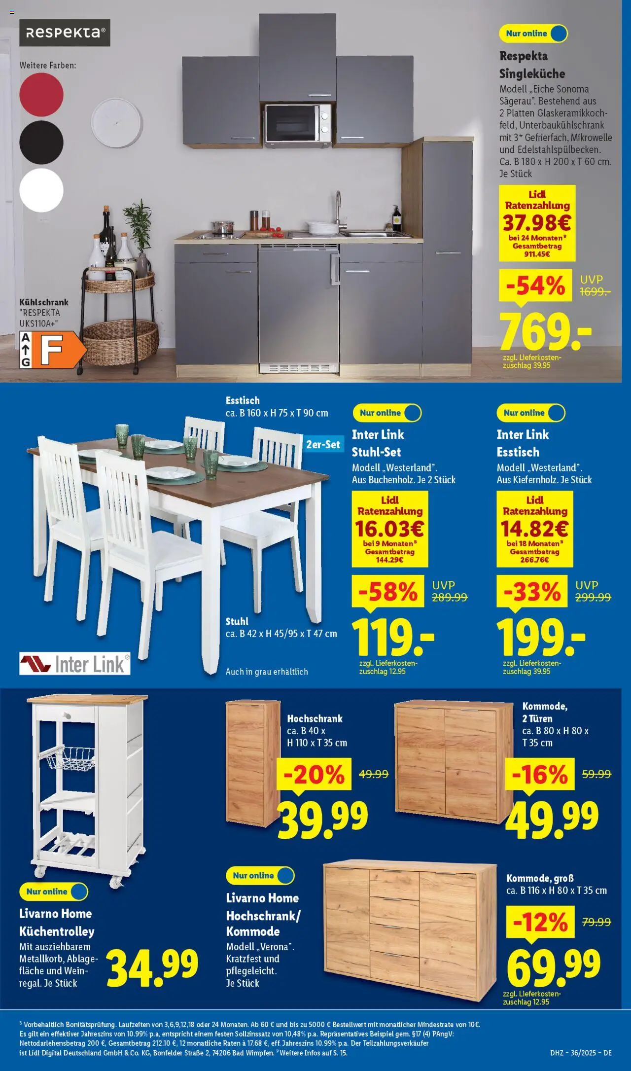 Lidl Exklusive Vorschau Bestwig - gültig ab dem 01.09.2025 | Seite: 25 | Produkte: Mikrowelle, Kommode, Bad, Kühlschrank