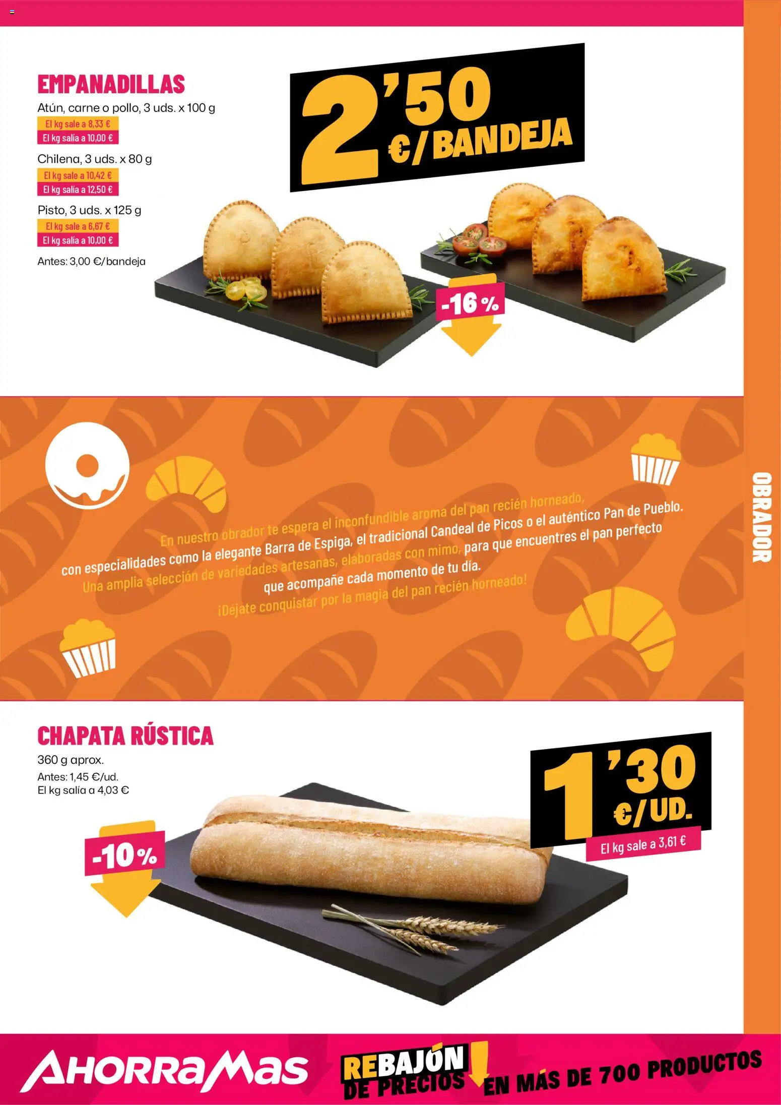 AhorraMas folleto │ válido desde el 23.10.2025 | Página: 13 | Productos: Pan, Té, Bandeja