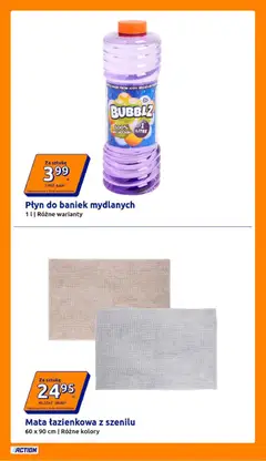 Pogląd oferty "Action gazetka" - ważna od 22.04.2026 | Strona: 2 | Produkty: Mata łazienkowa