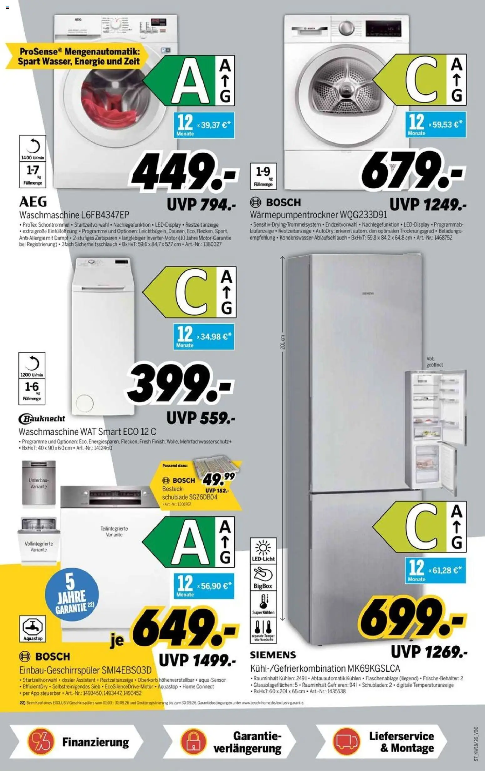 Medimax Prospekt 	 – gültig ab 24.04.2026 | Seite: 7 | Produkte: Bosch, Siemens, Waschmaschine