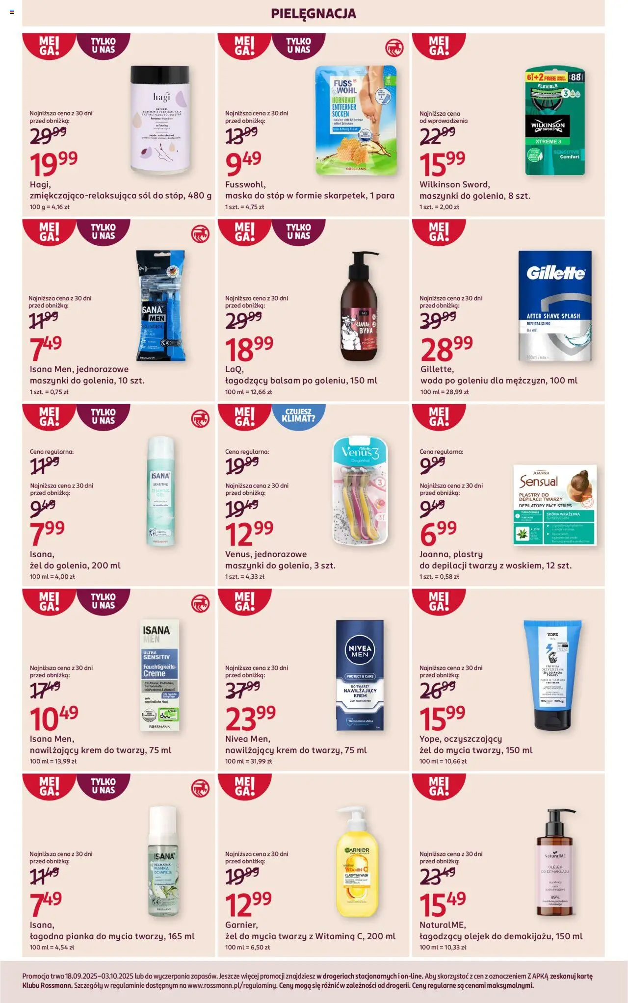 Rossmann Gazetka od 18.09.2025 | Strona: 7 | Produkty: Maska, Krem, Woda, Sól