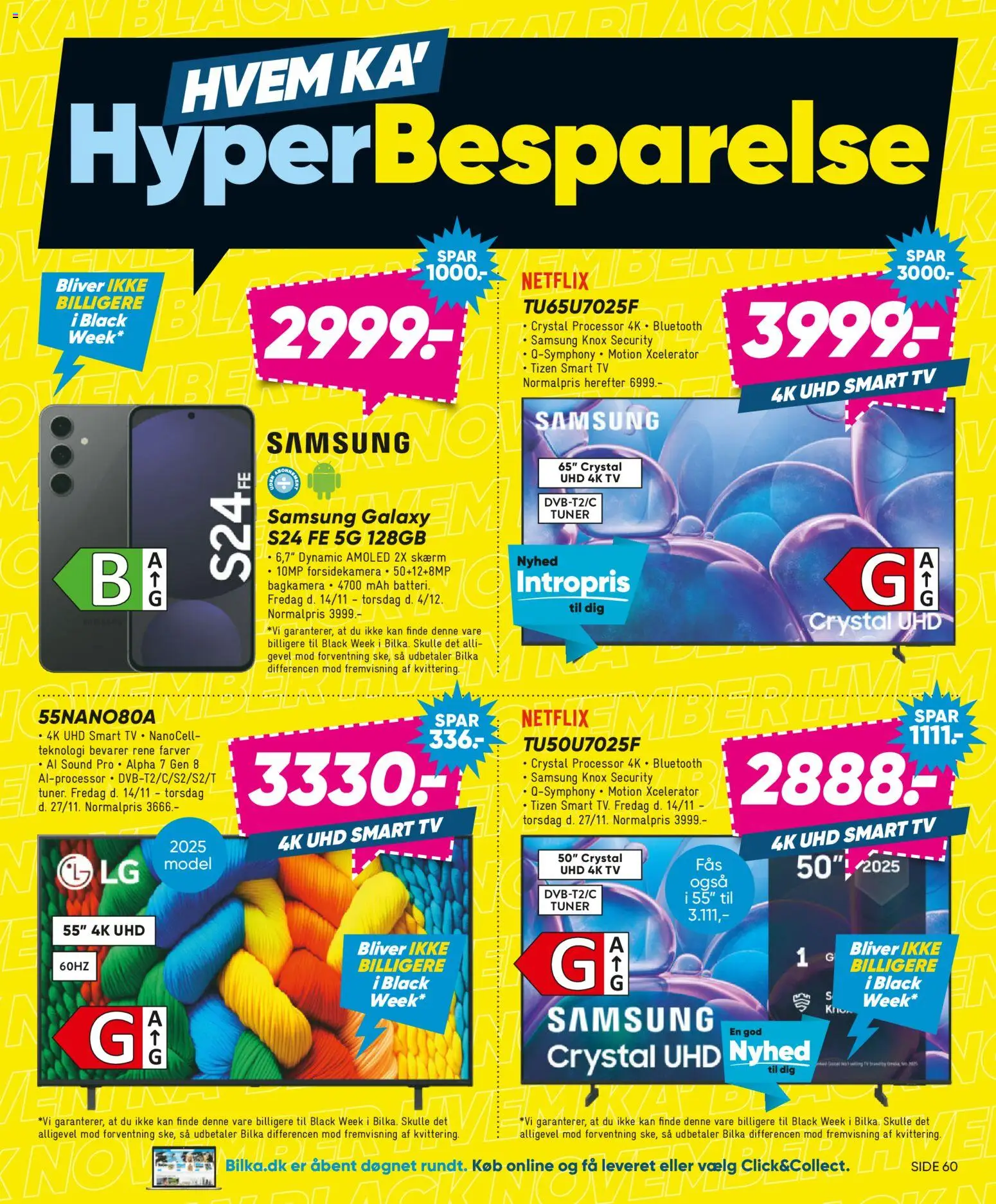 Bilka tilbudsavis – gyldig fra 21.11.2025 | Side: 5 | Produkter: Processor, Skærm, Smart TV, TV